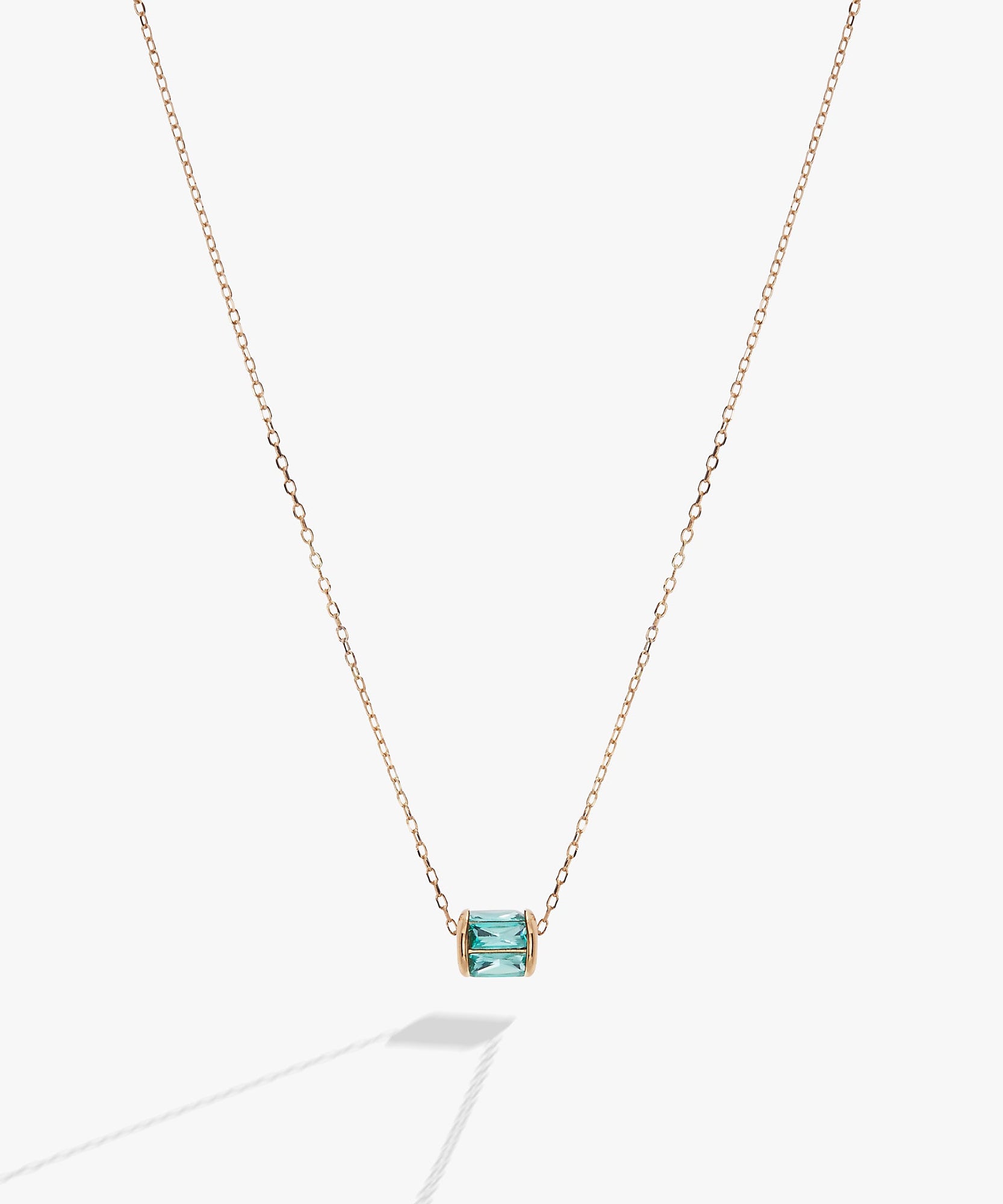 December Birthstone Precious Pendant Necklace