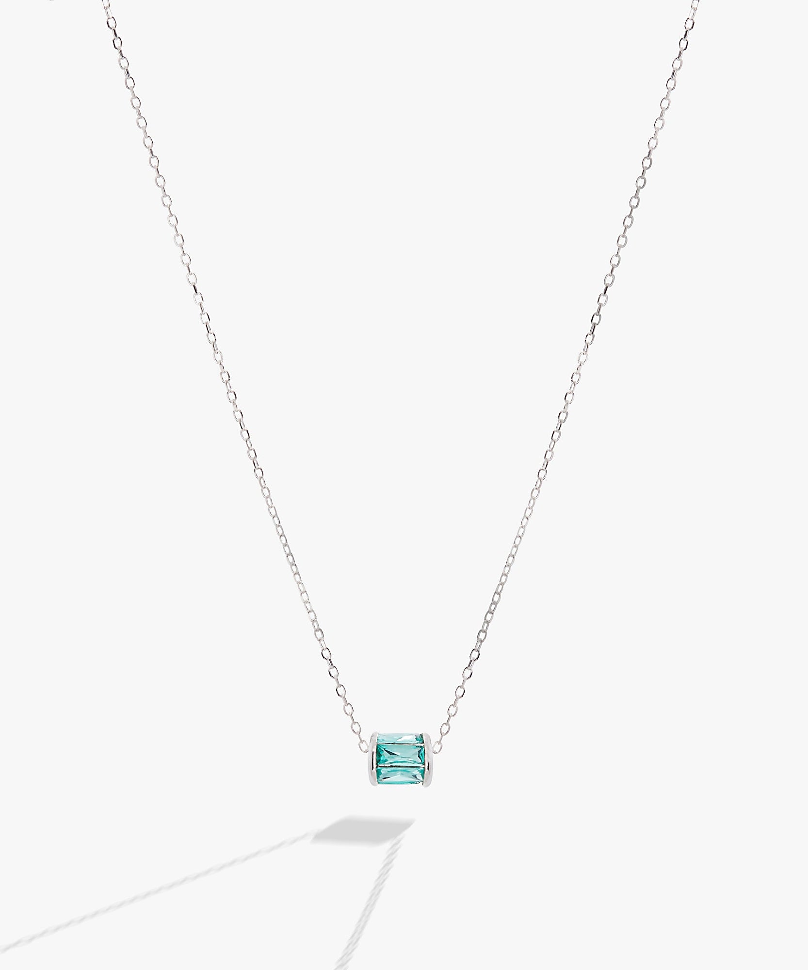 December Birthstone Precious Pendant Necklace