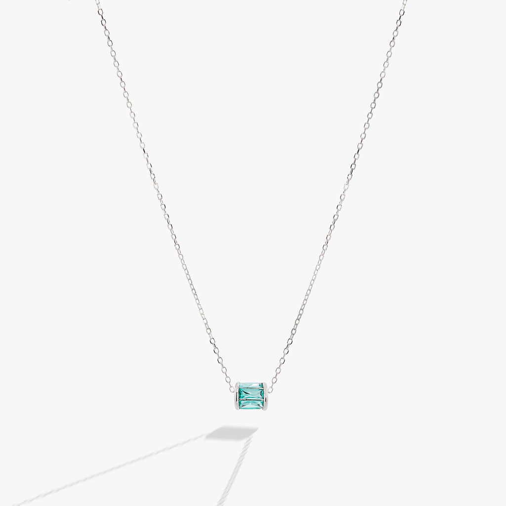 December Birthstone Precious Pendant Necklace