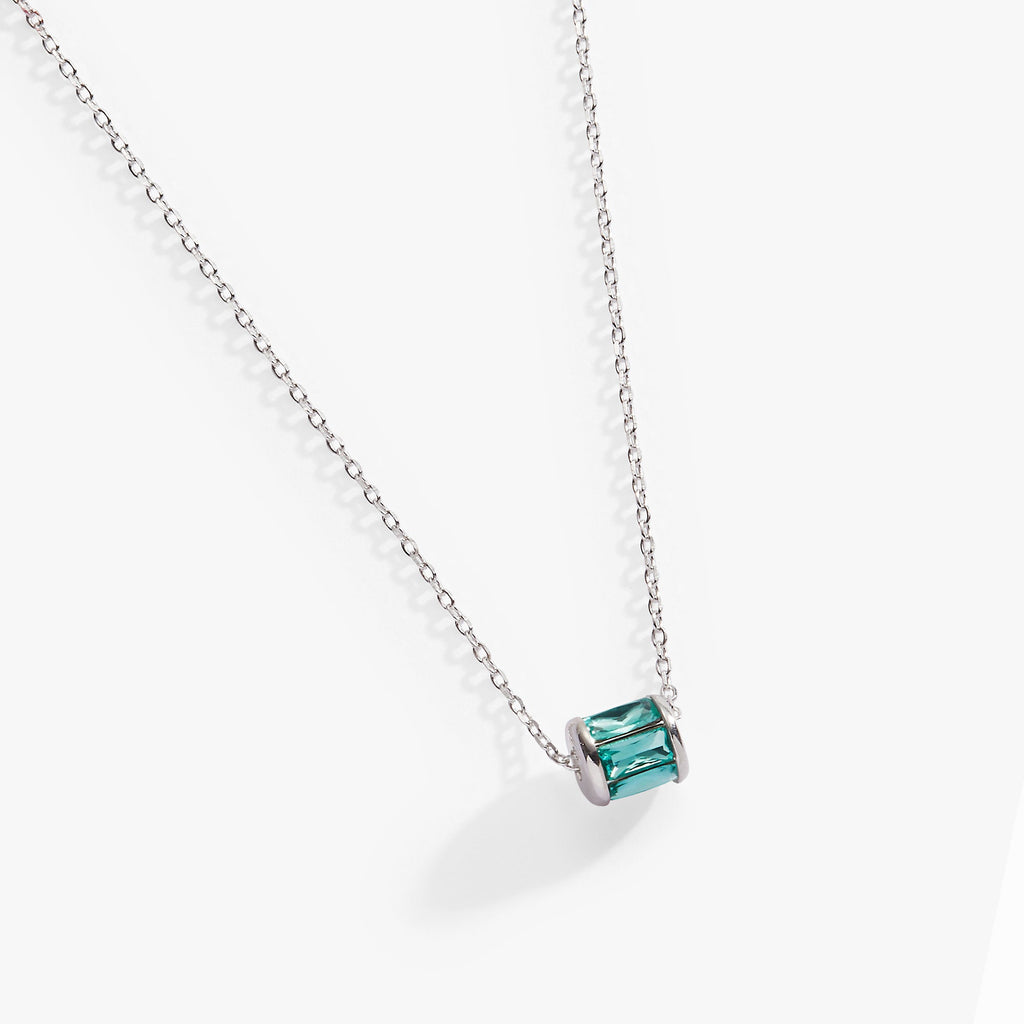 December Birthstone Precious Pendant Necklace