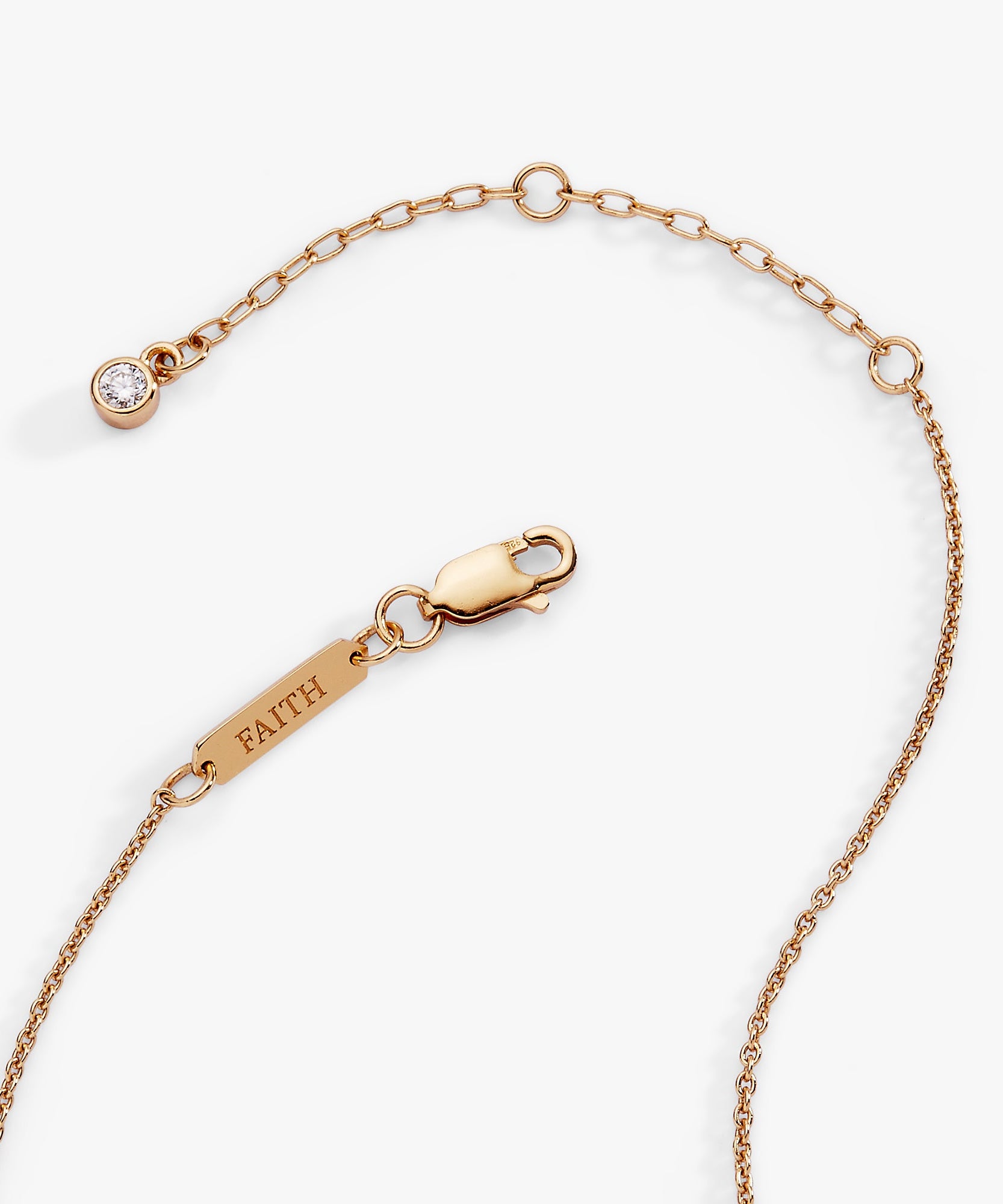 Cross Delicate Pave Crystal Pendant Necklace