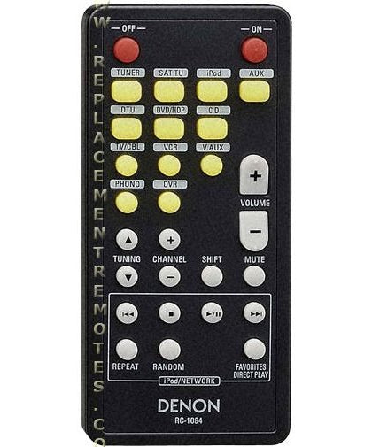 Denon RC1084 Receiver Remote Control