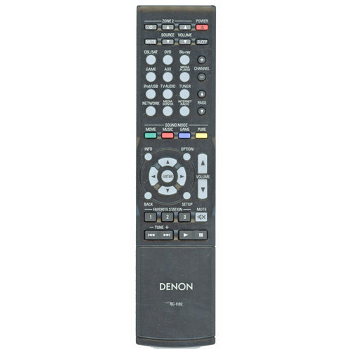 Denon RC-1182 A/V Receiver Remote Control | IR - 30701013900AD