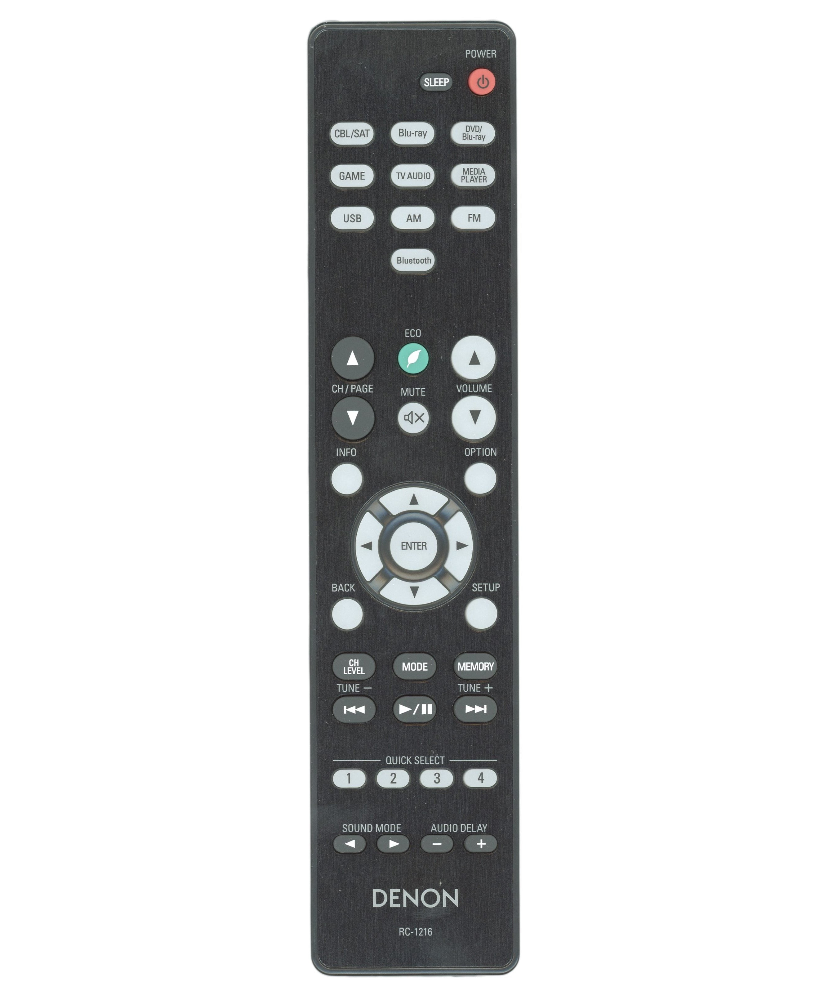 Denon RC-1216 A/V Receiver Remote Control | IR - 30701024400AD