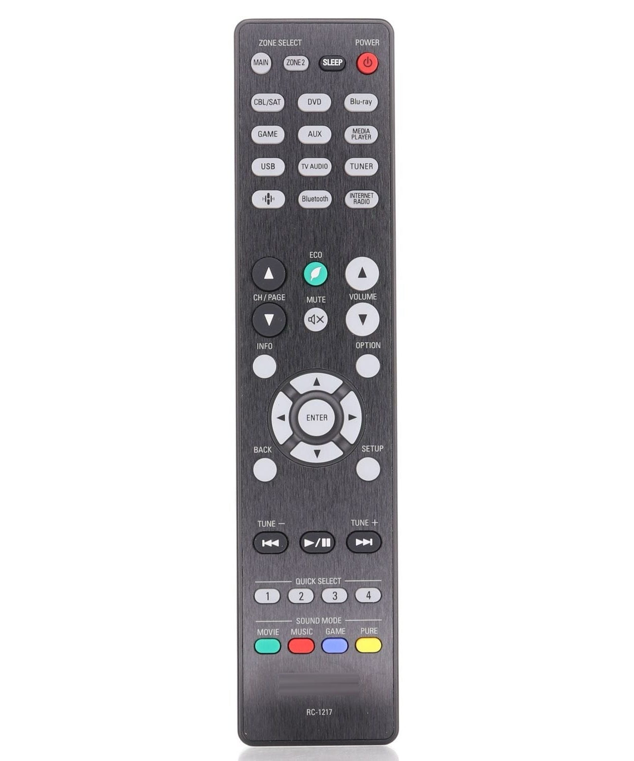 Denon RC-1217 A/V Receiver Remote Control | IR - 30701024500AD