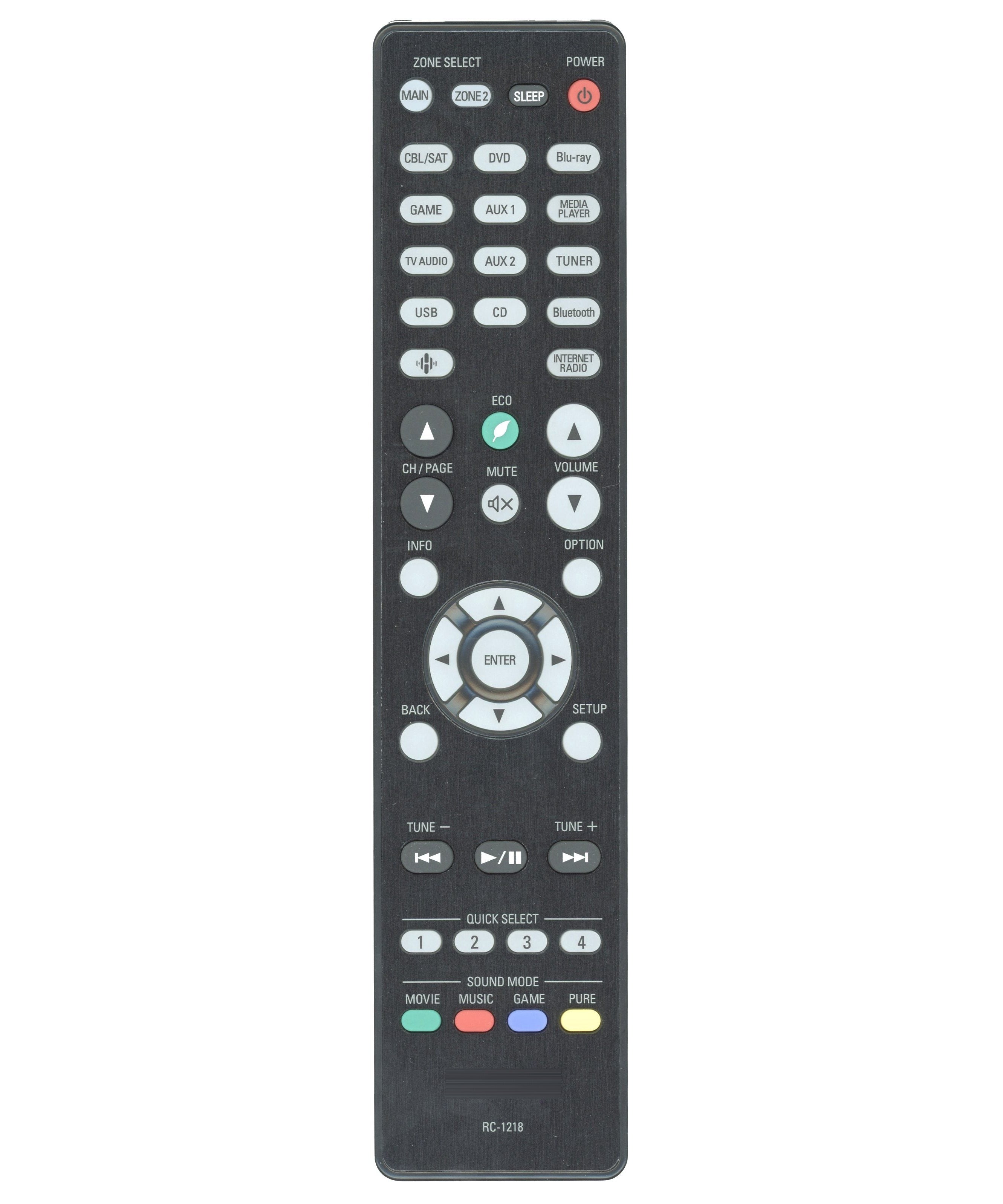 Denon RC-1218 A/V Receiver Remote Control | IR - 30701024600AD