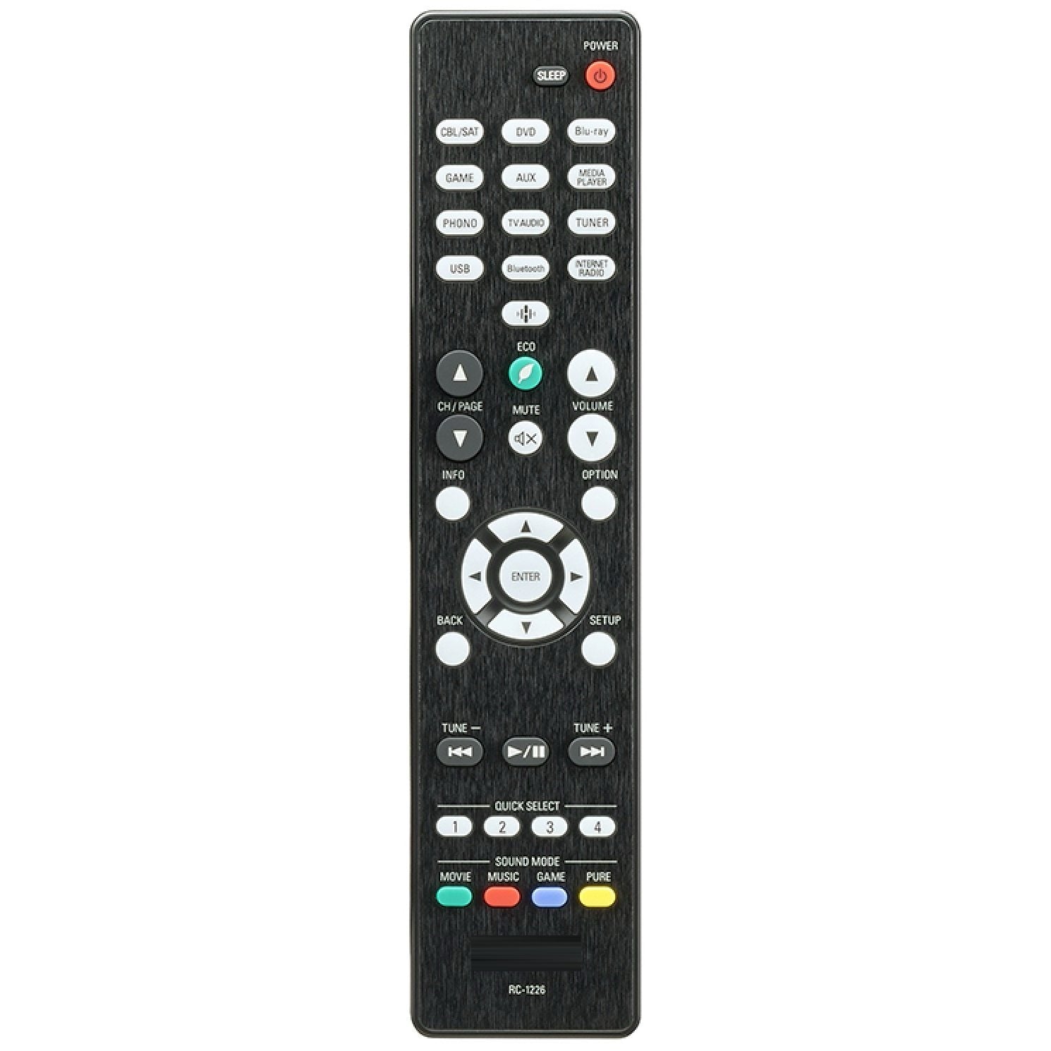 Denon RC-1226 AV Receiver Remote Control | AVRS640H | AVRS650H - 30701026000AD