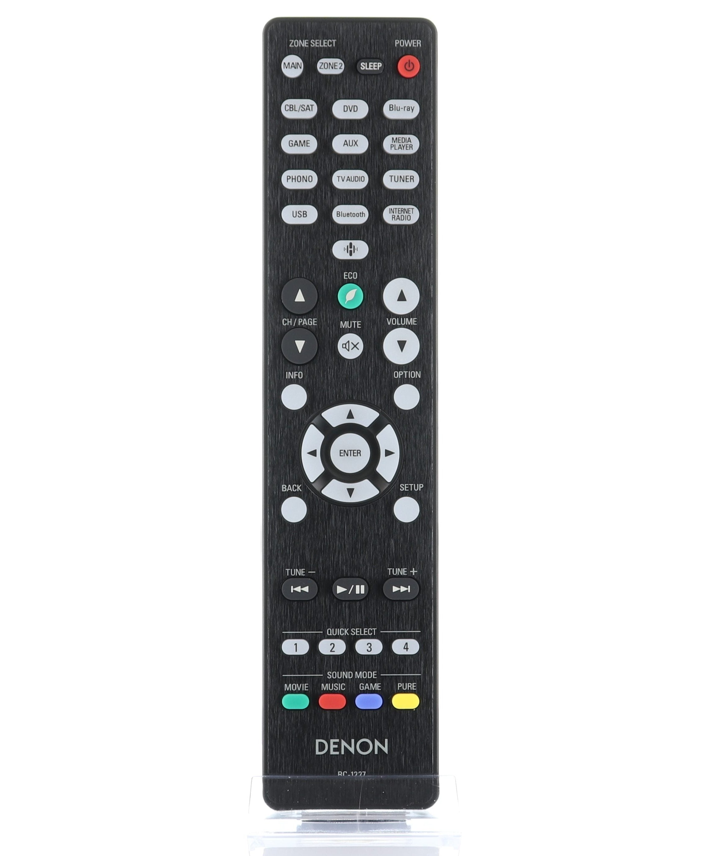 Denon RC-1227 AV Receiver Remote Control | AVRS730H | AVRS740H | AVRS750H | AVRX1400H | AVRX1500H | AVRX1600H - 30701026100AD