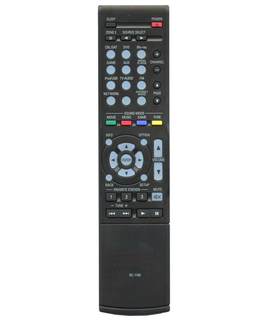 Denon RC-1168 A/V Receiver Remote Control | IR - 30701010300AD
