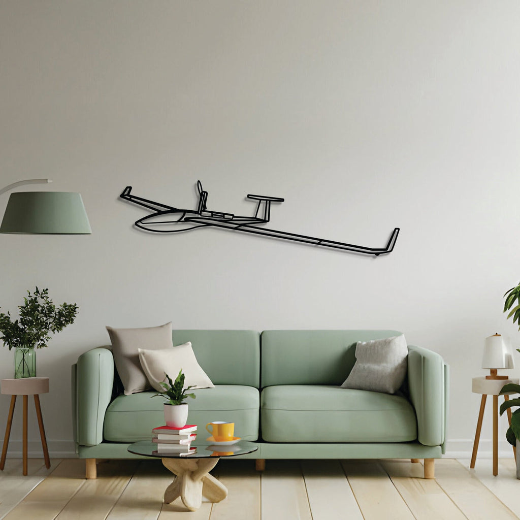 DG-800B Angle Metal Aircraft Wall Art - NCP0547