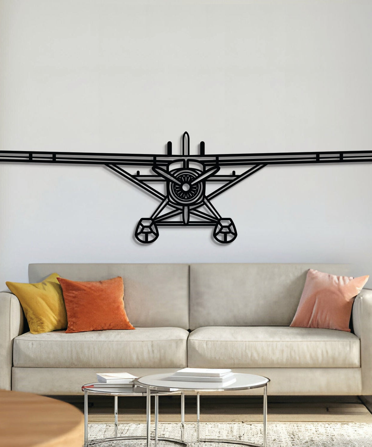 DHC-2 Beaver Metallflugzeug Wandkunst - NCP0549