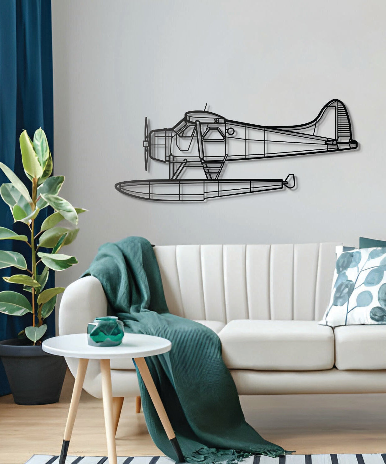 DHC-2 MK III Turbo Beaver Metallflugzeug Wandkunst - NCP0170