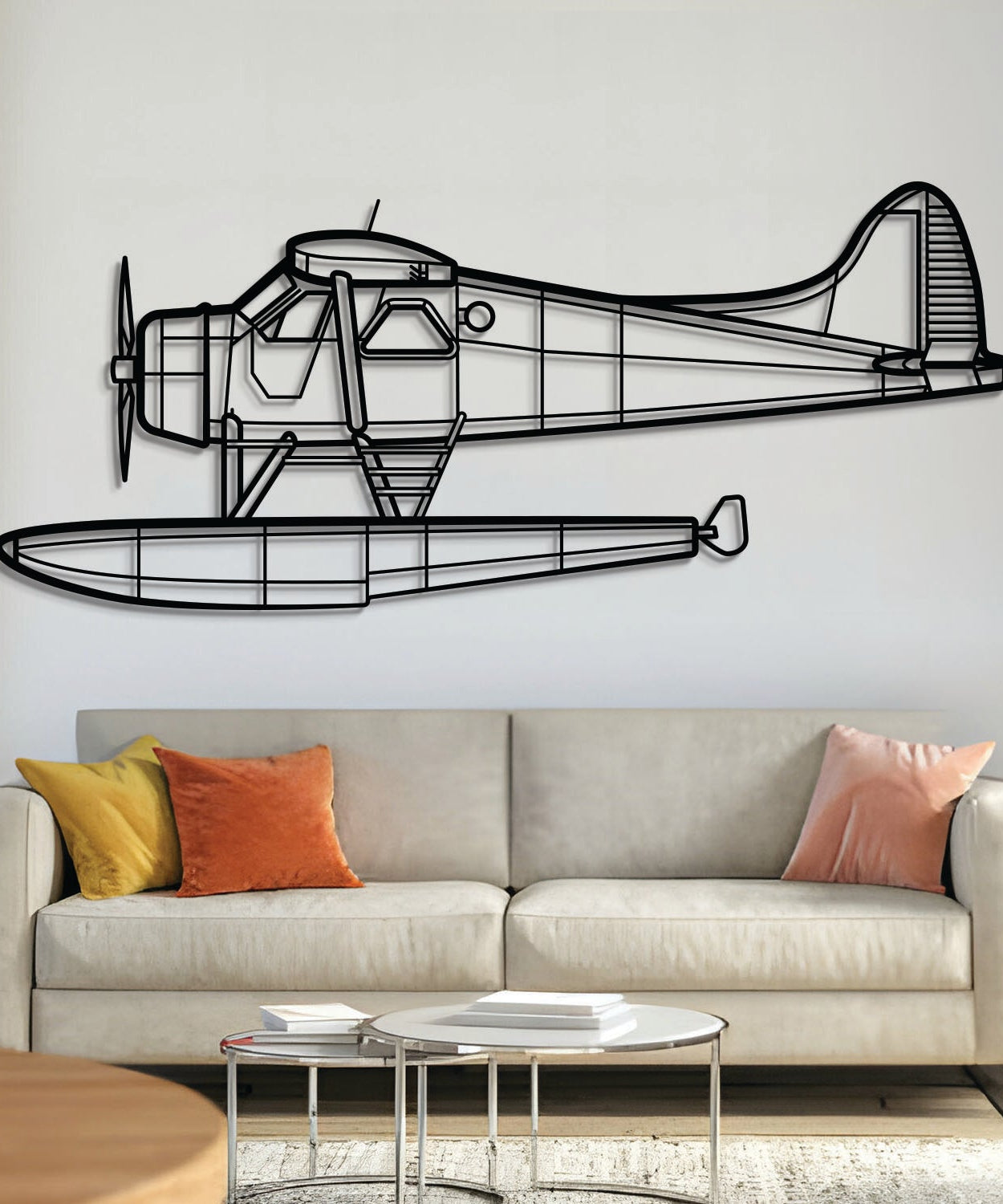 DHC-2 MK III Turbo Beaver Metallflugzeug Wandkunst - NCP0170