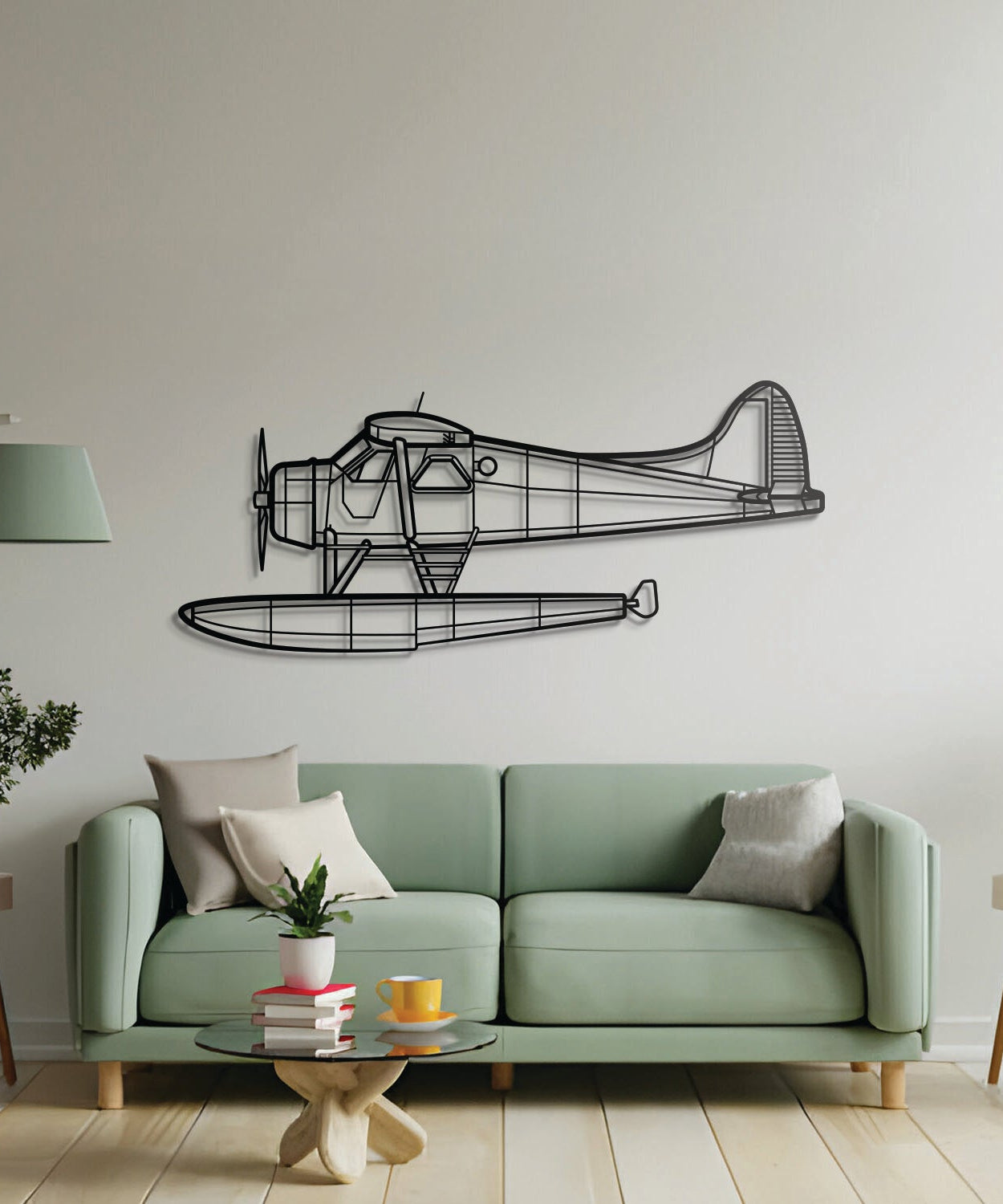 DHC-2 MK III Turbo Beaver Metallflugzeug Wandkunst - NCP0170