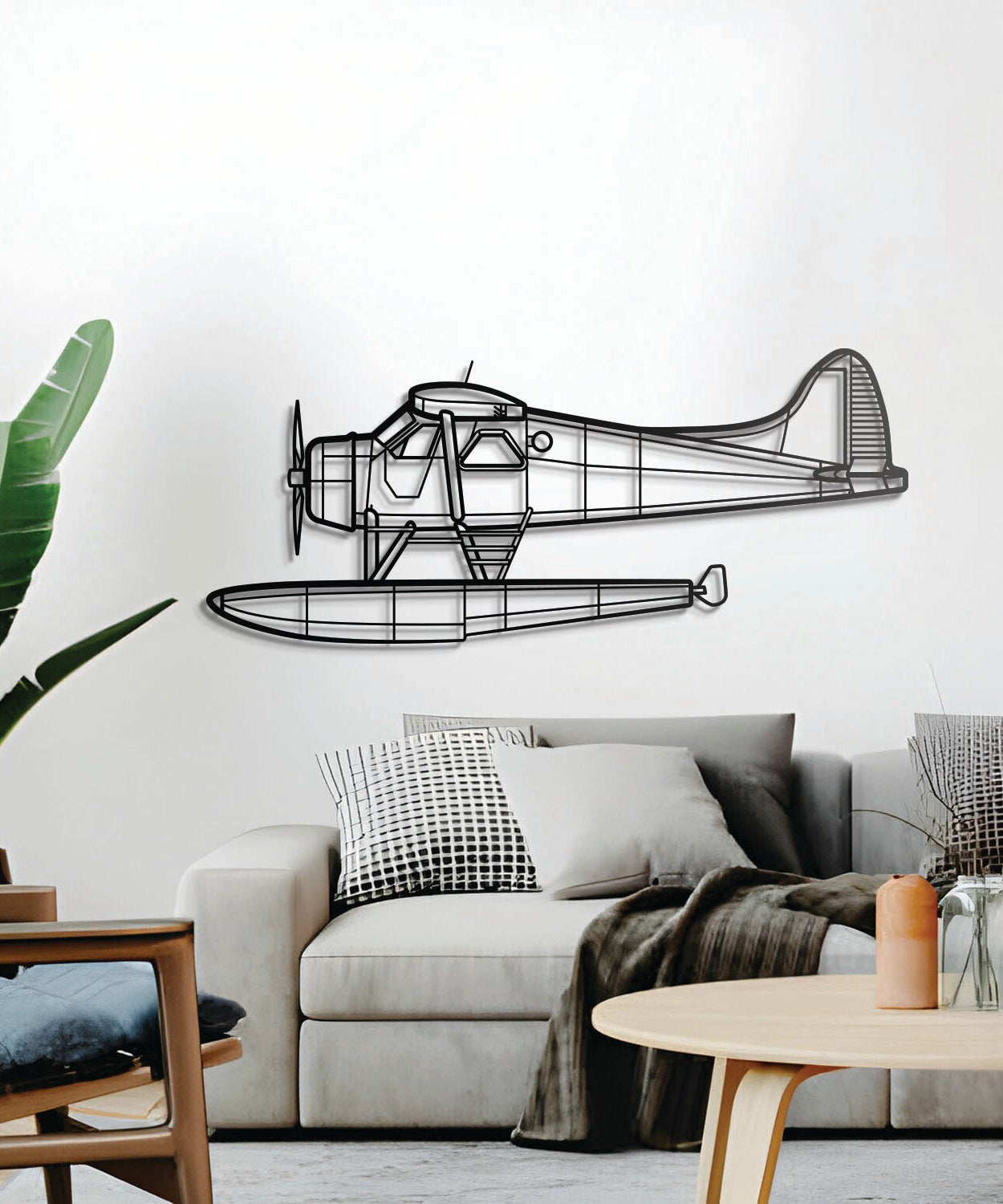 DHC-2 MK III Turbo Beaver Metallflugzeug Wandkunst - NCP0170