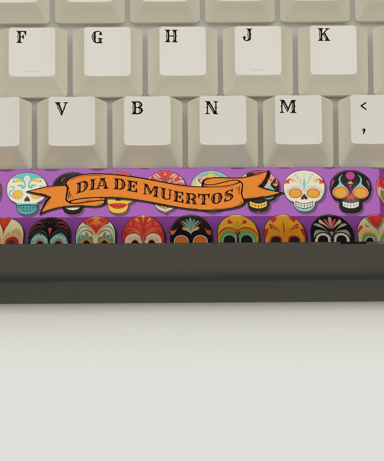Dia De Muertos Design Keycaps and Mechanical Keyboard