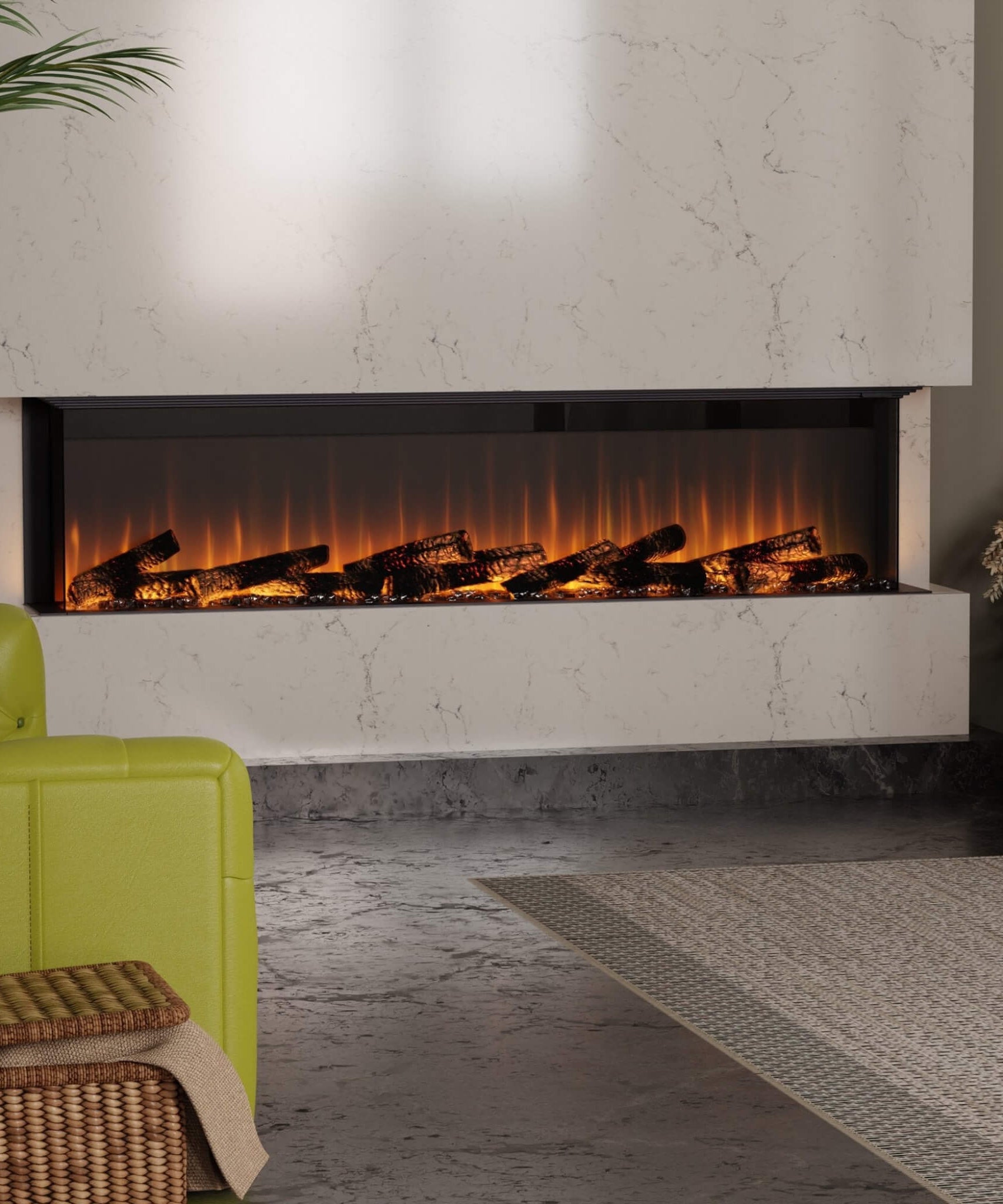 Dimplex Ignite Ultra Built-In Electric Fireplace With Multi Function Remote Control [ULT50/60/74/88] (SAK51854)