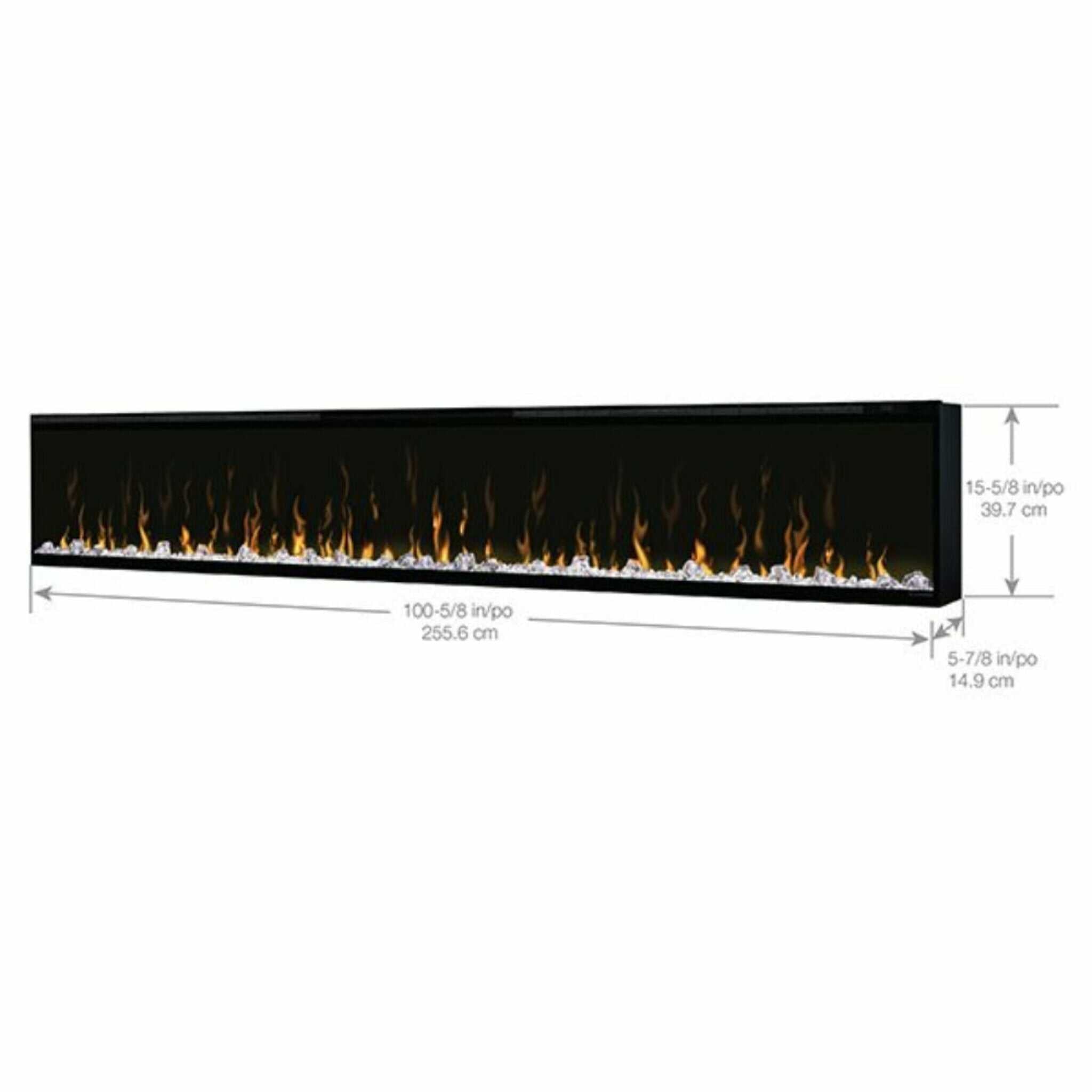 Dimplex IgniteXL 100-Inch Built-In Linear Electric Fireplace [XLF100] (SAK28479)