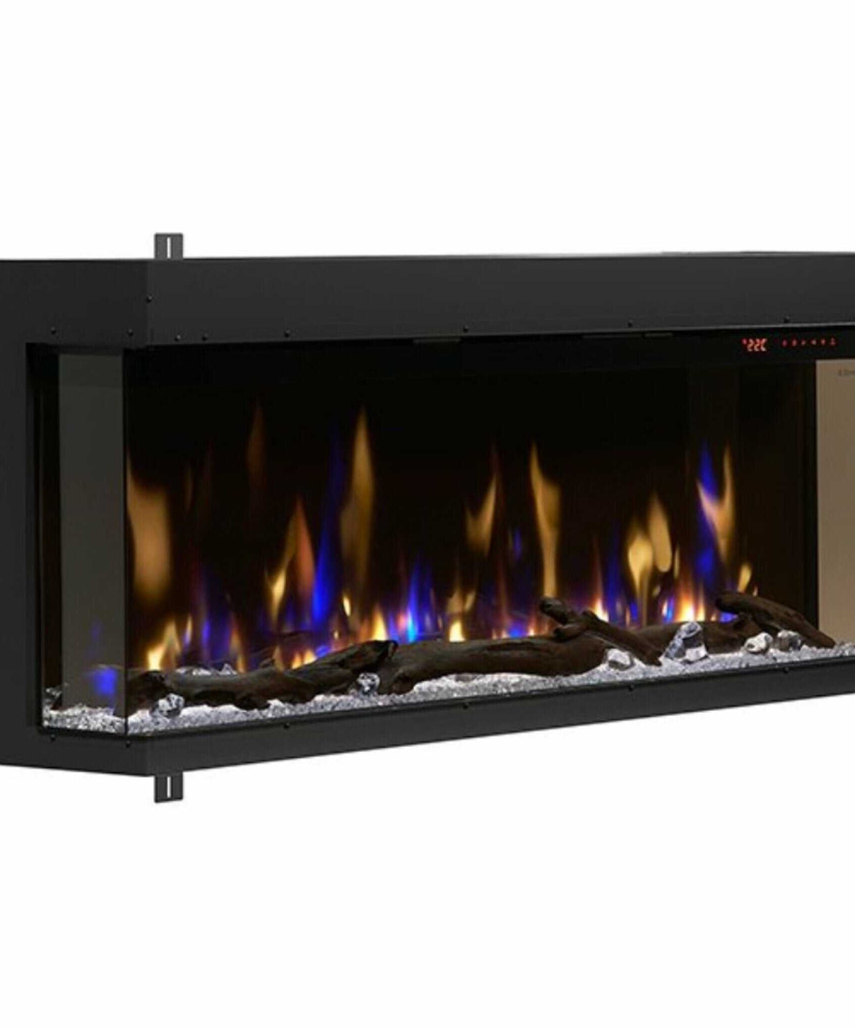 Dimplex IgniteXL Bold 60 Zoll Einbau-Linearer Moderner Elektrokamin mit mehrfarbigen Flammen [XLF6017-XD] (SAK90413)