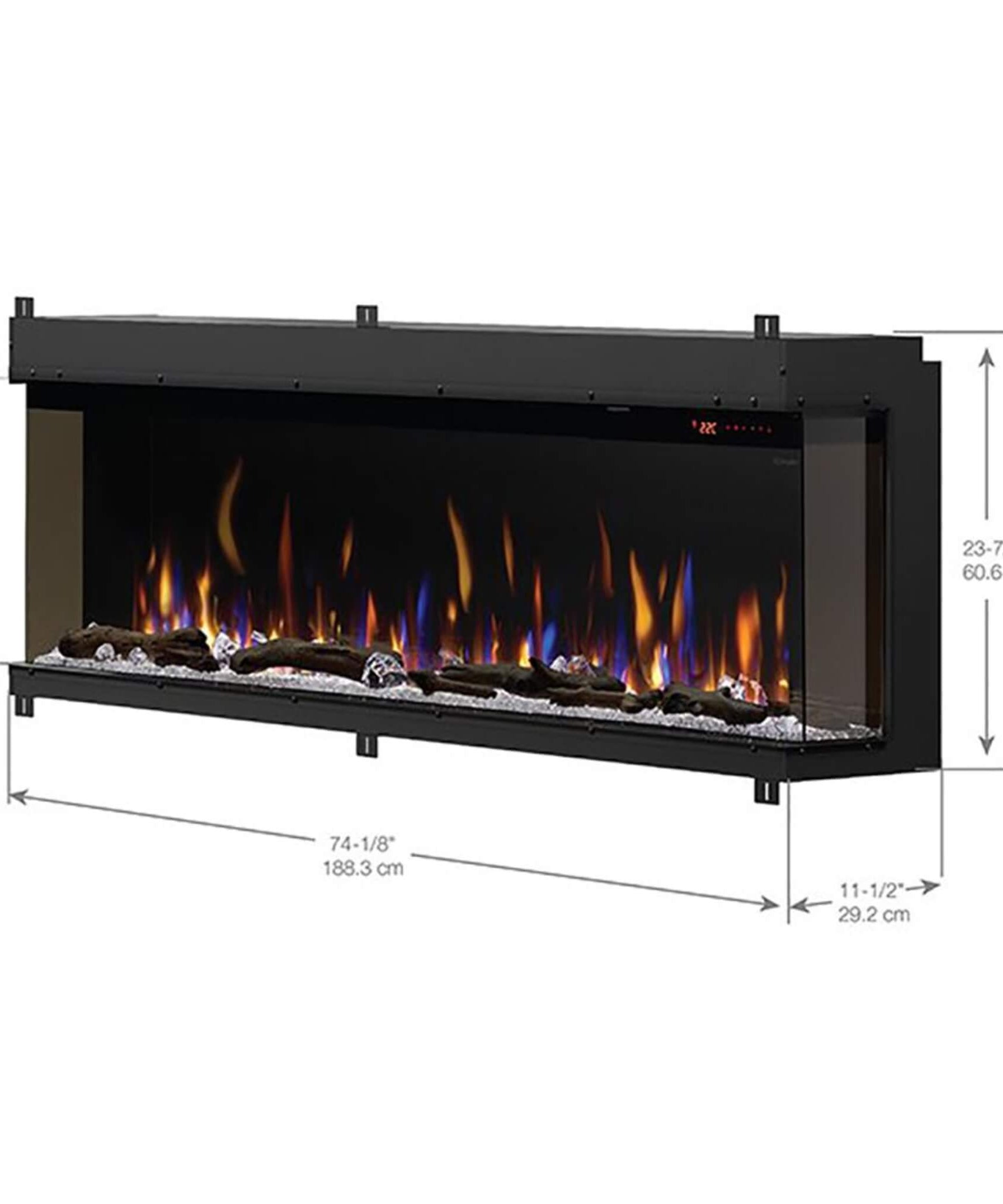 Dimplex IgniteXL Bold 74-Inch Deep Built-In Linear Electric Fireplace [XLF7417-XD] (SAK78959)