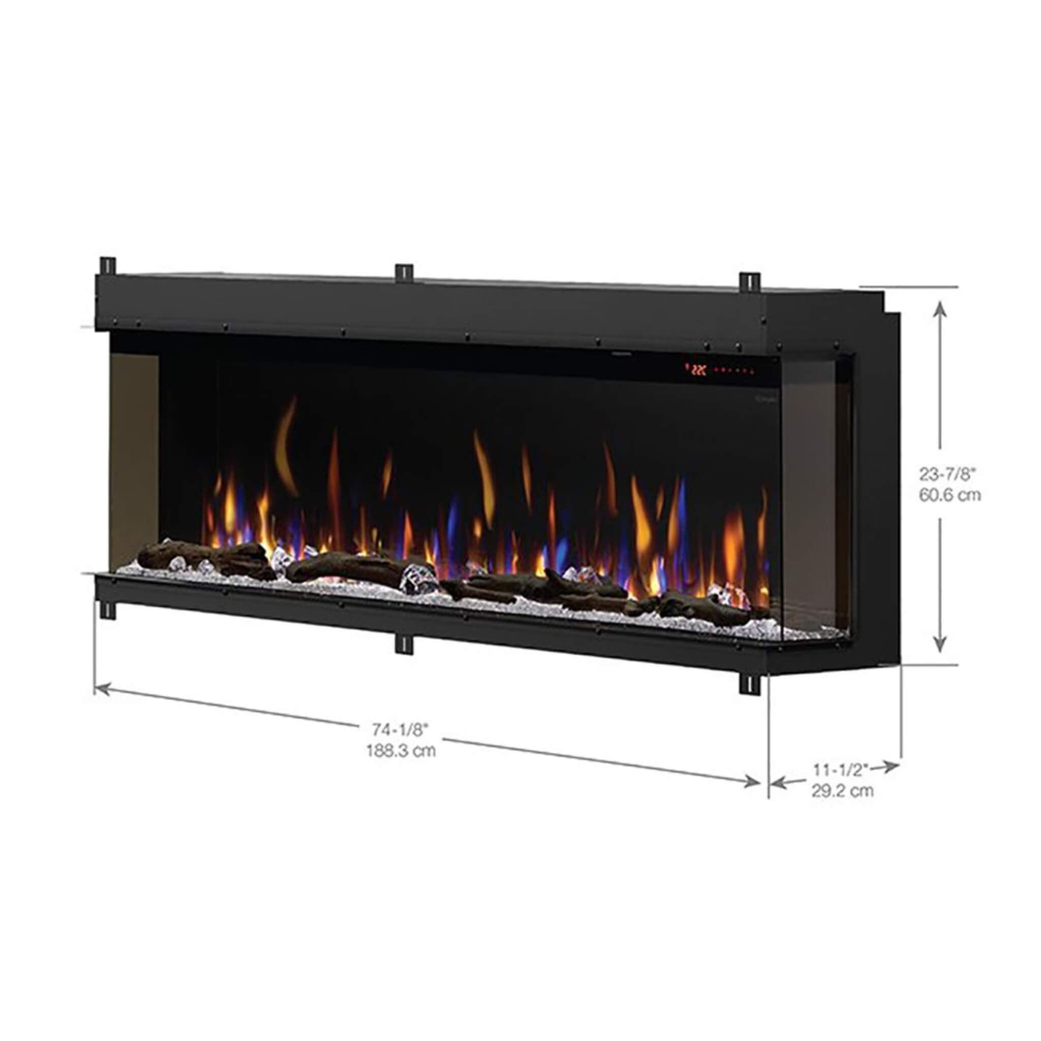 Dimplex IgniteXL Bold 74-Inch Deep Built-In Linear Electric Fireplace [XLF7417-XD] (SAK78959)