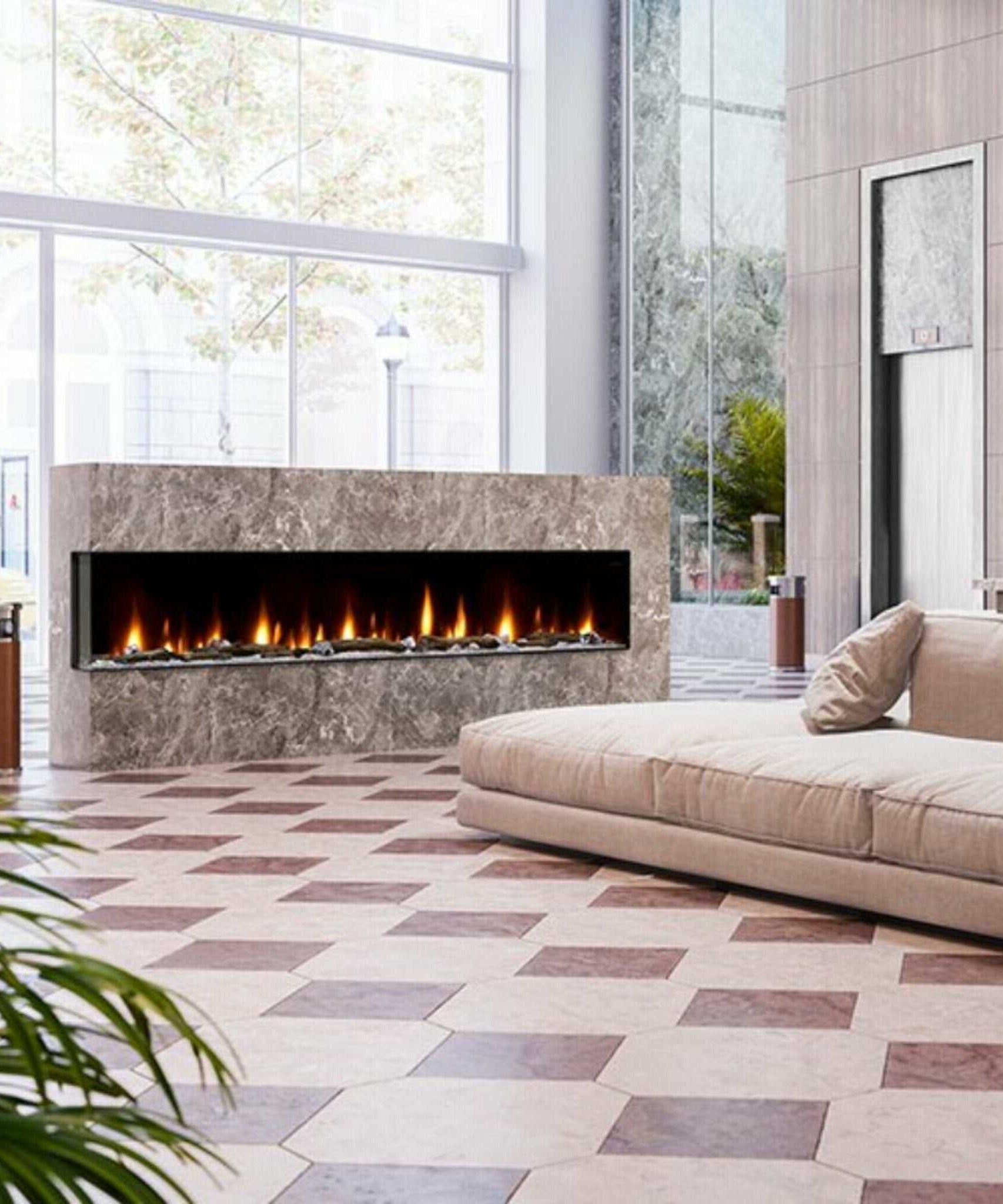 Dimplex IgniteXL Bold 100-Inch Smart Linear Multi Side View Built-In Electric Fireplace [XLF10017-XD] (SAK72359)