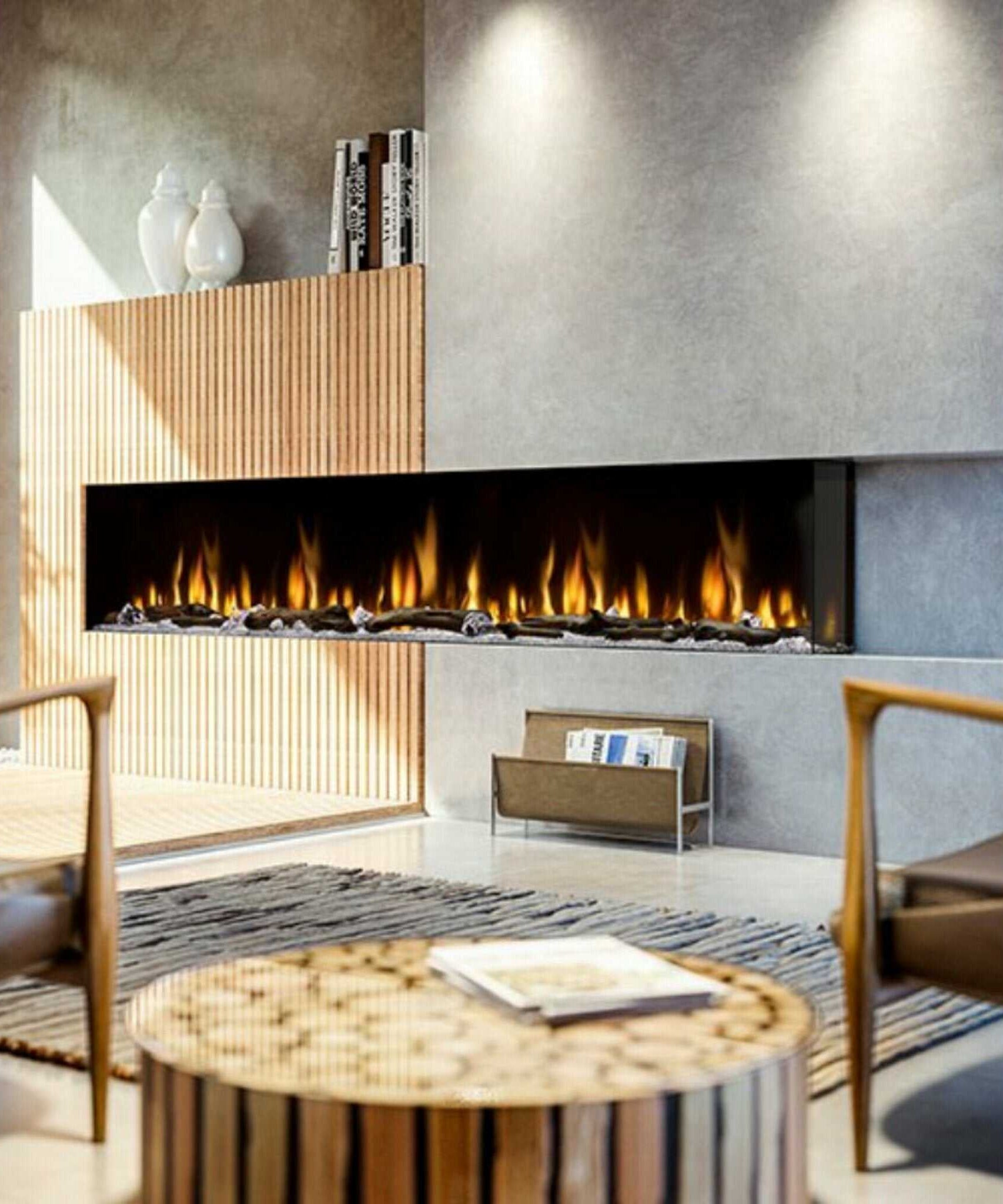 Dimplex IgniteXL Bold 100-Inch Smart Linear Multi Side View Built-In Electric Fireplace [XLF10017-XD] (SAK72359)