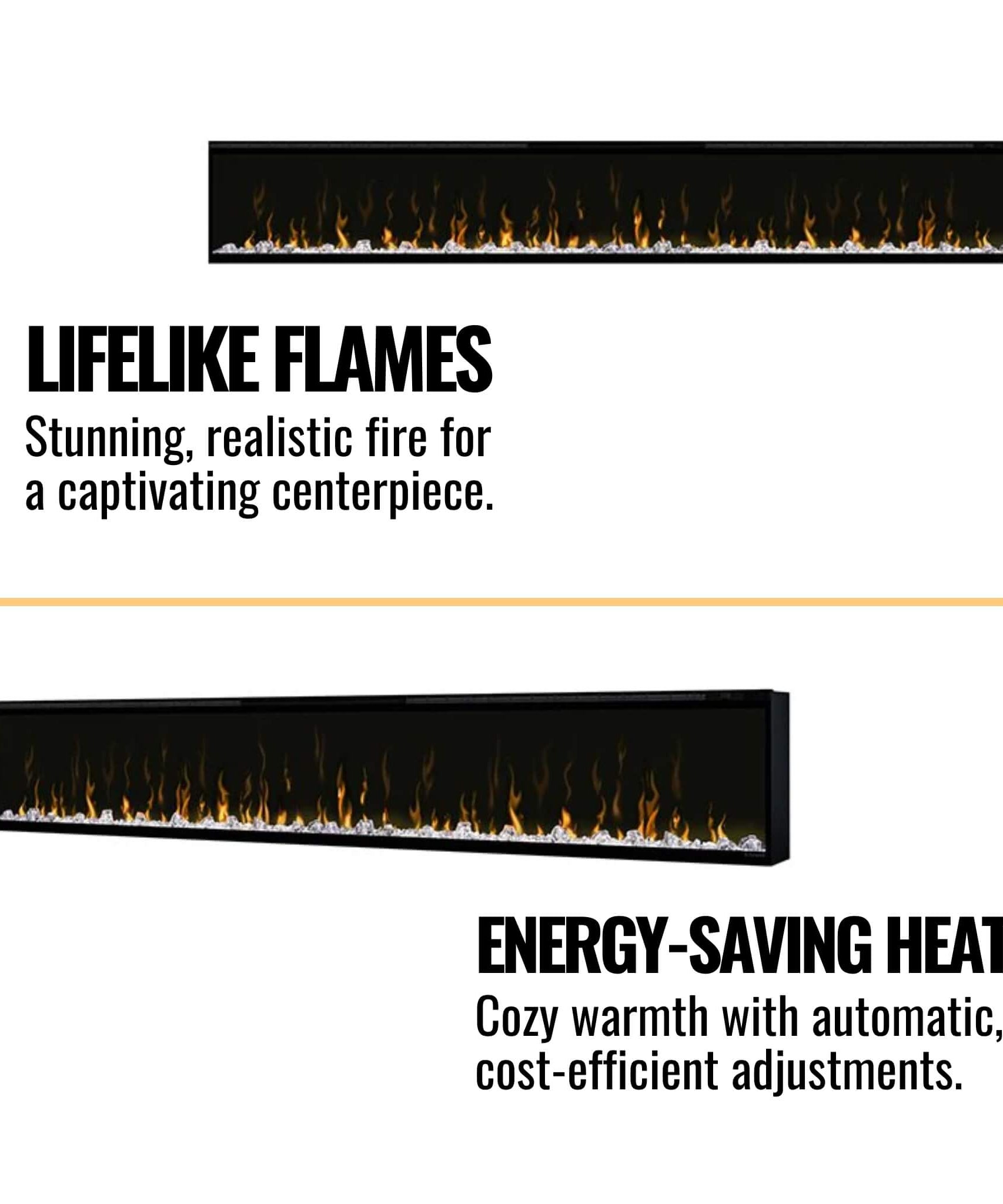 Dimplex IgniteXL 100-Inch Built-In Linear Electric Fireplace [XLF100] (SAK28479)