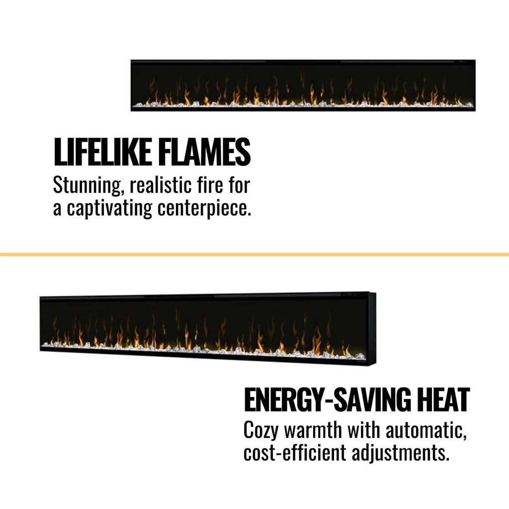 Dimplex IgniteXL 100-Inch Built-In Linear Electric Fireplace [XLF100] (SAK28479)