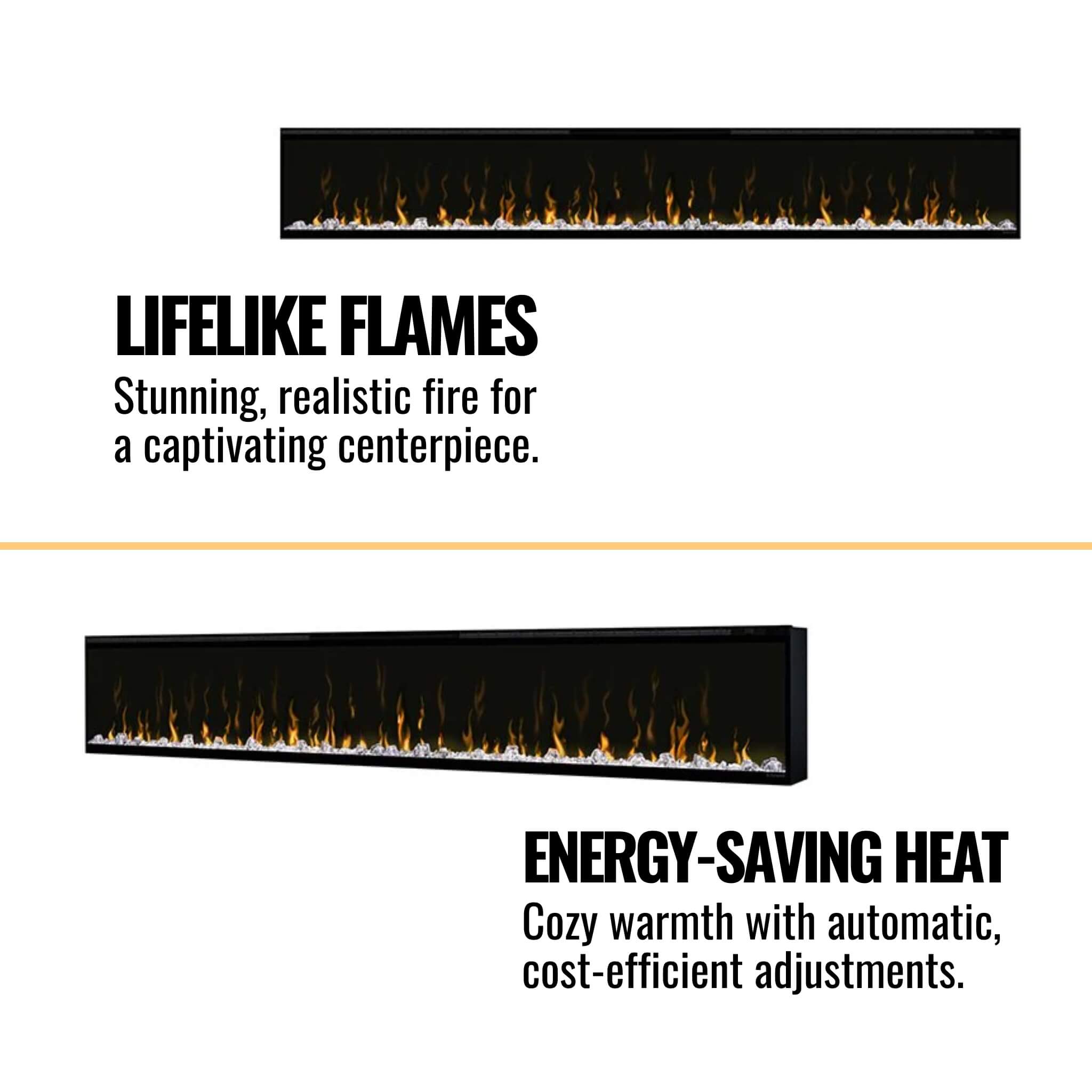 Dimplex IgniteXL 100-Inch Built-In Linear Electric Fireplace [XLF100] (SAK28479)
