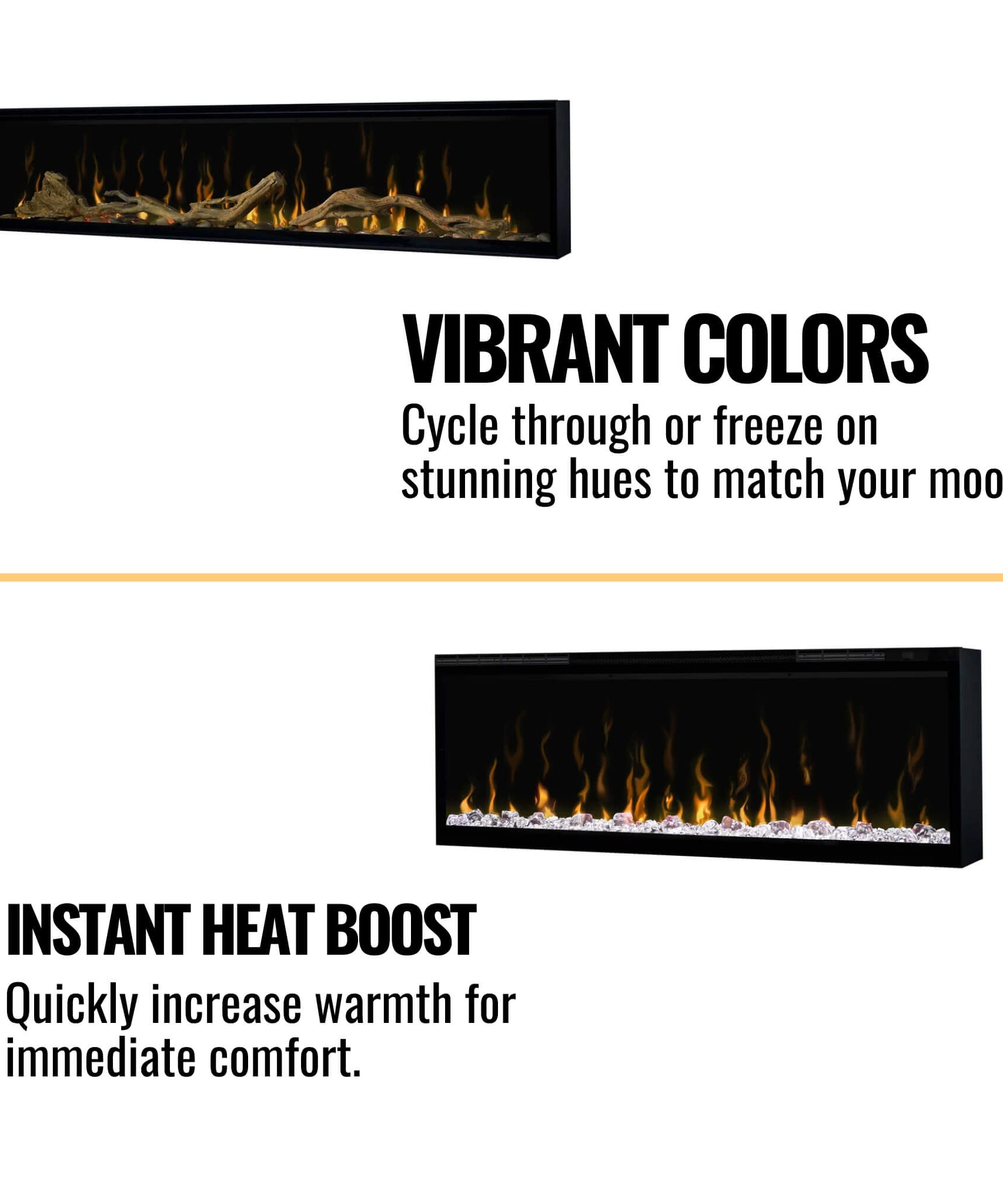 Dimplex IgniteXL 50-Inch Linear Fireplace Electric With Comfort Saver Heating System [XLF50] (SAK85290)