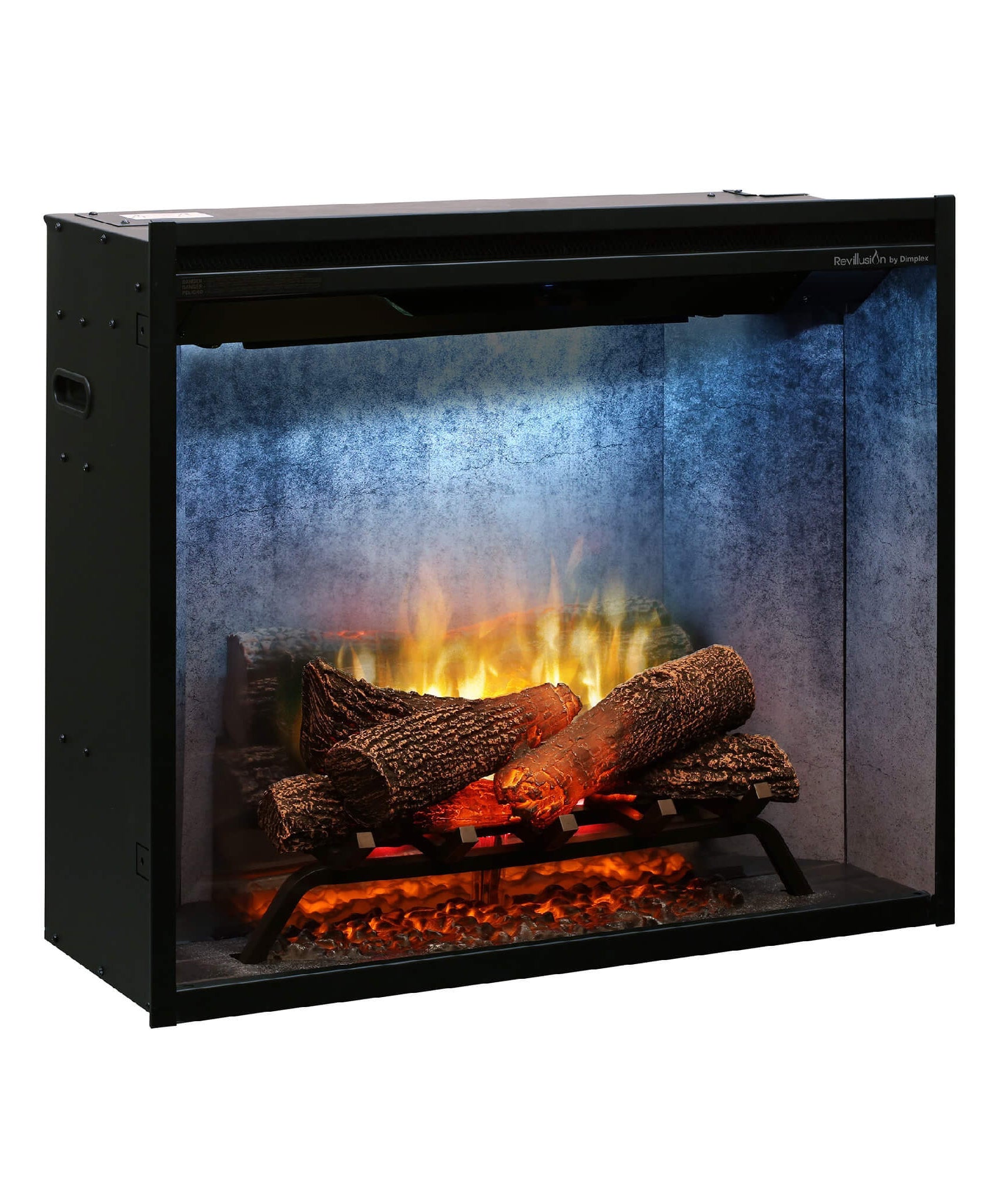 Dimplex Revillusion Built-In Electric Firebox W/ Weathered Concrete Line & Plug Kit [RBF30/42WC-FG] (SAK46891)