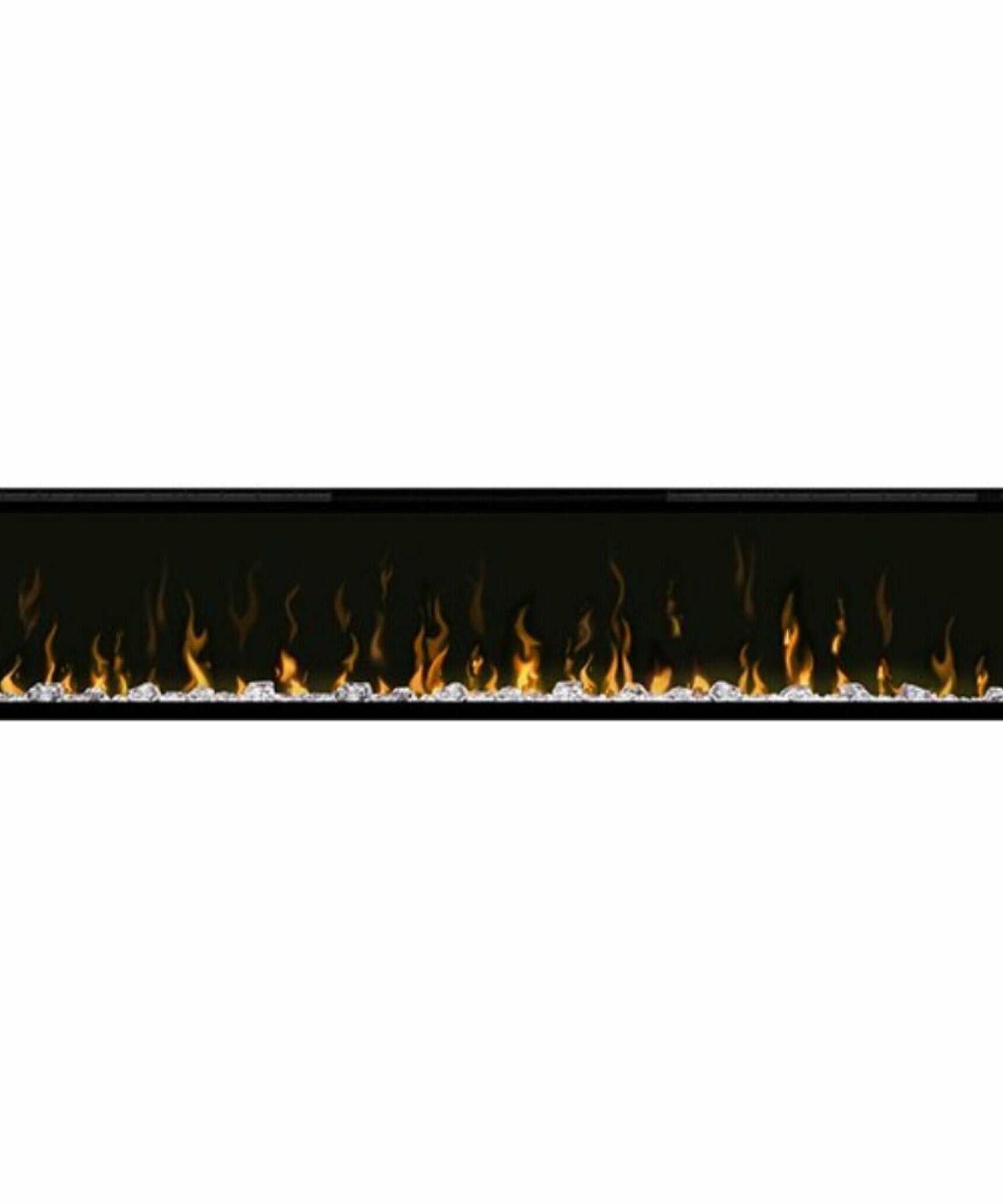 Dimplex IgniteXL 74-Inch Premium Built-In Linear Electric Fireplace With Integrated Heater Fan [XLF74] (SAK14736)