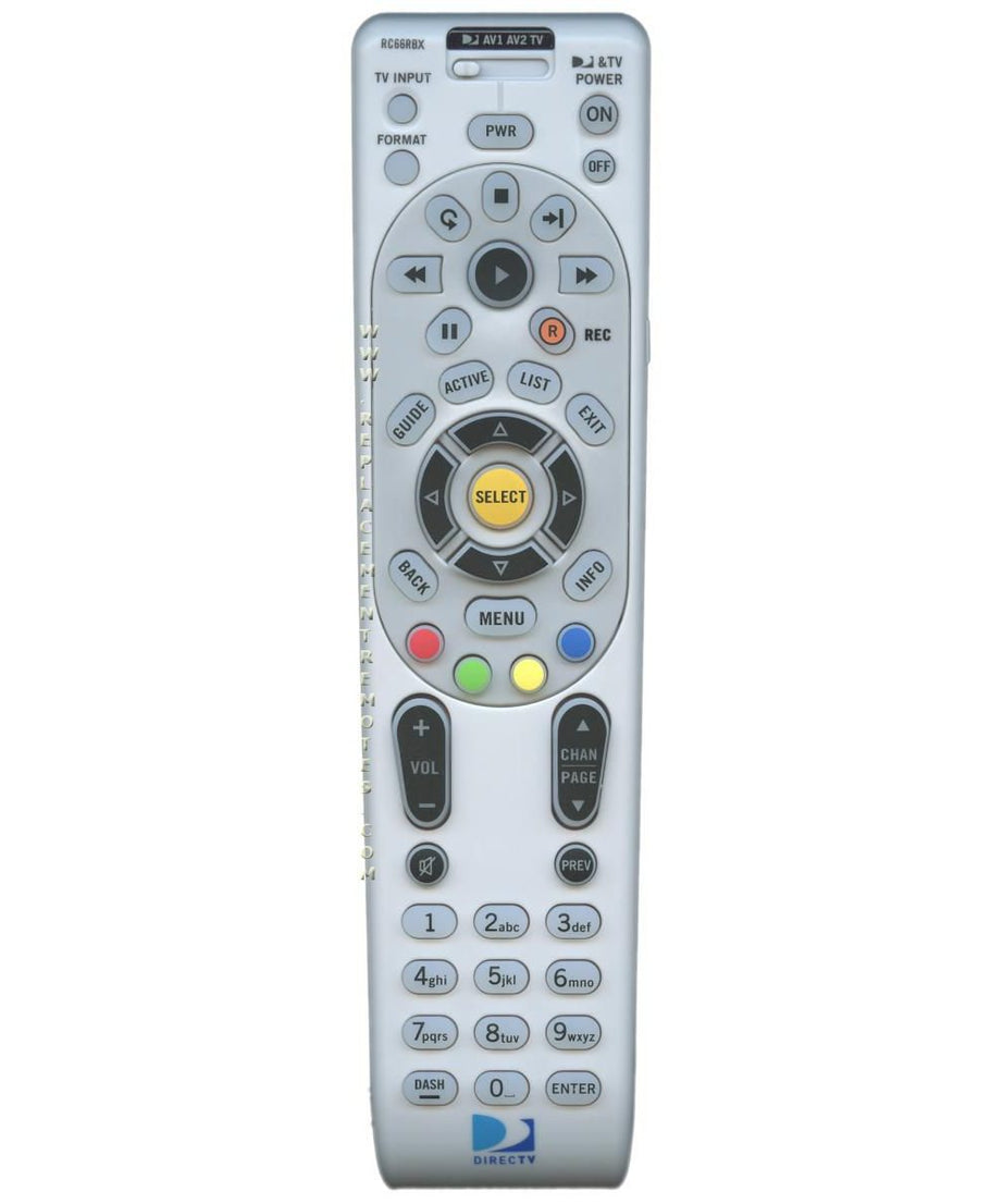 DirecTv RC66RBX Satellite Remote Control