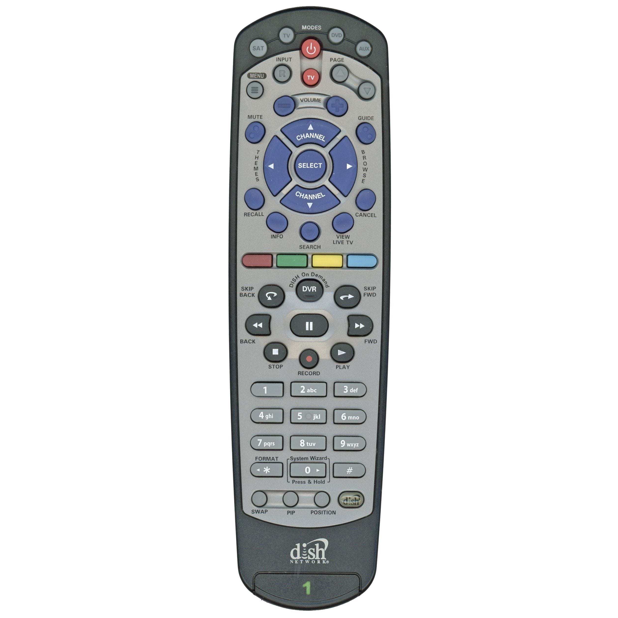 Dish-Network 20.0 IR Satellite Remote Control | IR only | 4 device universal - 158926