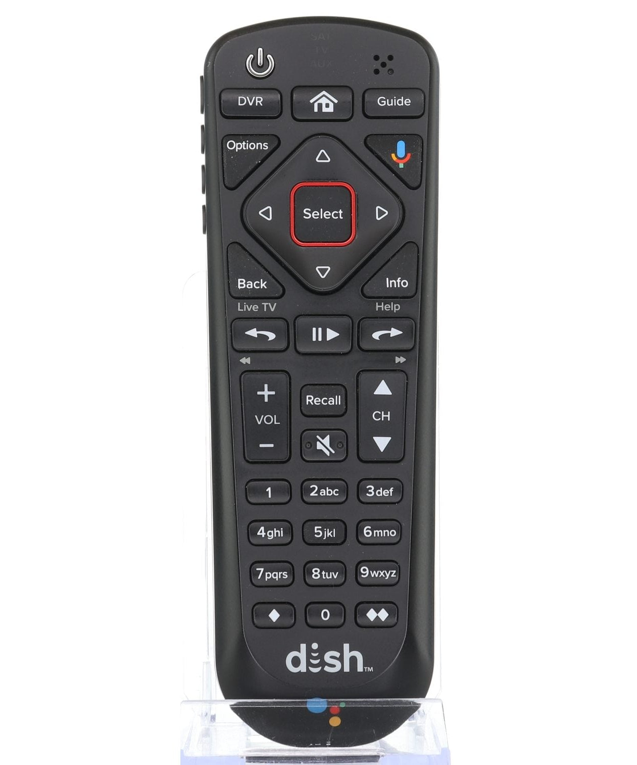 Dish-Network 54.1 UHF 2G WITH GOOGLE VOICE Satellite Remote Control - 218252