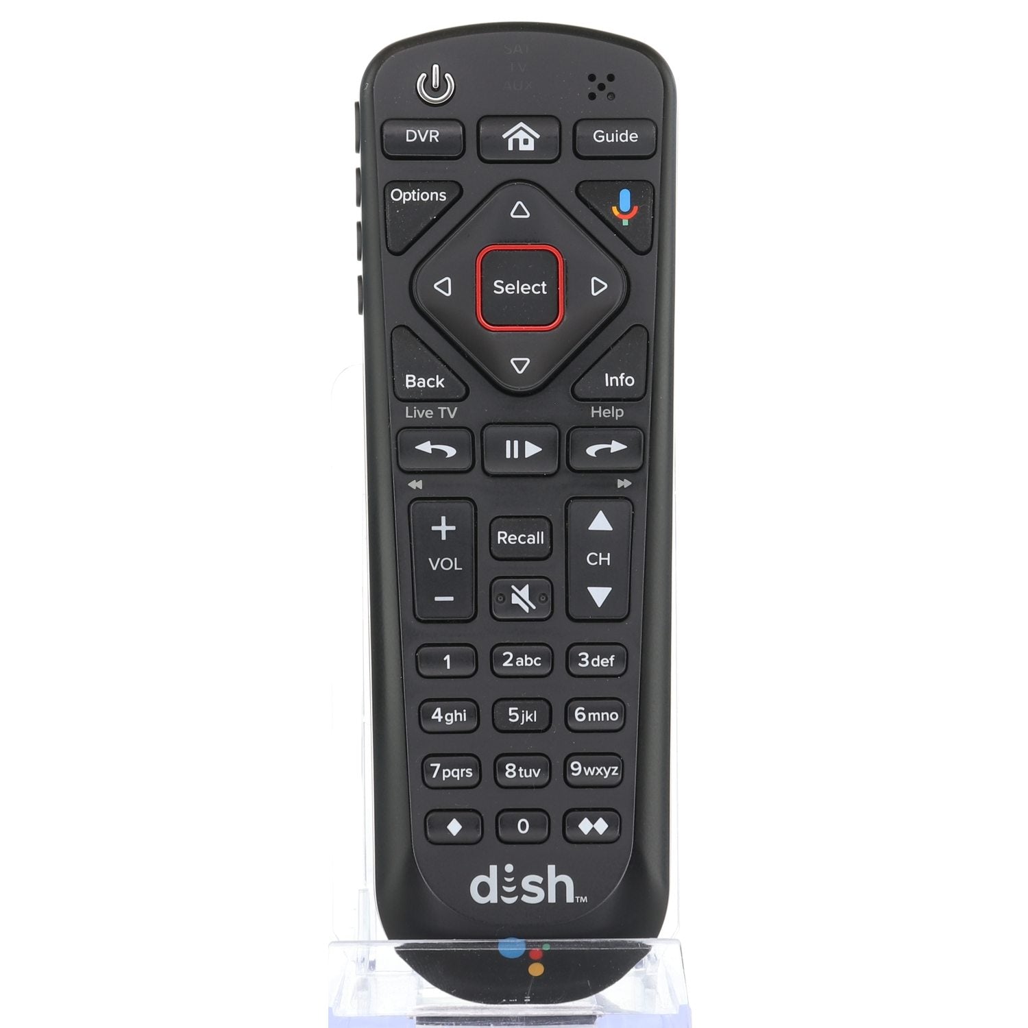 Dish-Network 54.1 UHF 2G WITH GOOGLE VOICE Satellite Remote Control - 218252