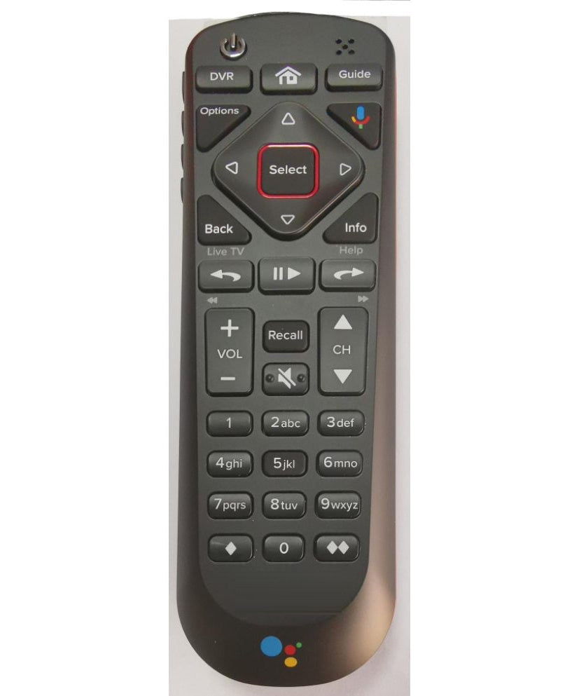Dish-Network 54.3 UHF 2G for Hopper with Google Assistant Satellite Remote Control - 219243