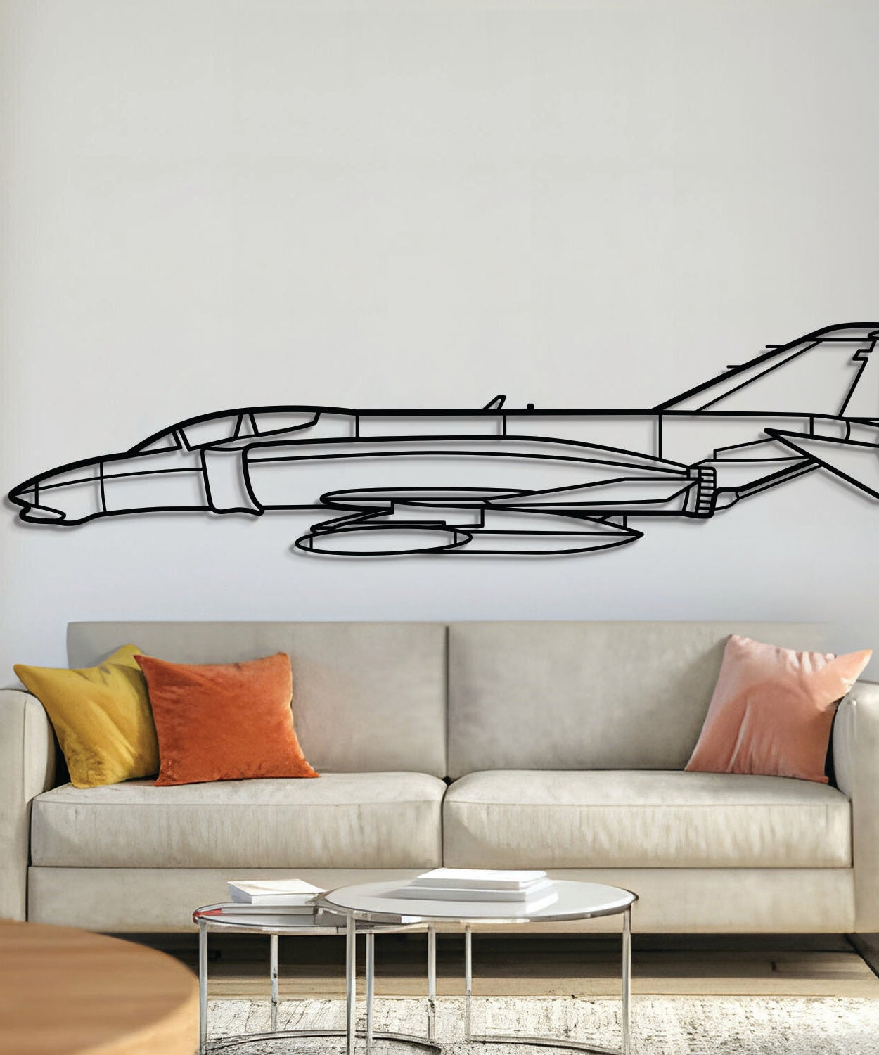 Douglas F-4D Metallflugzeug Wandkunst - NCP0271