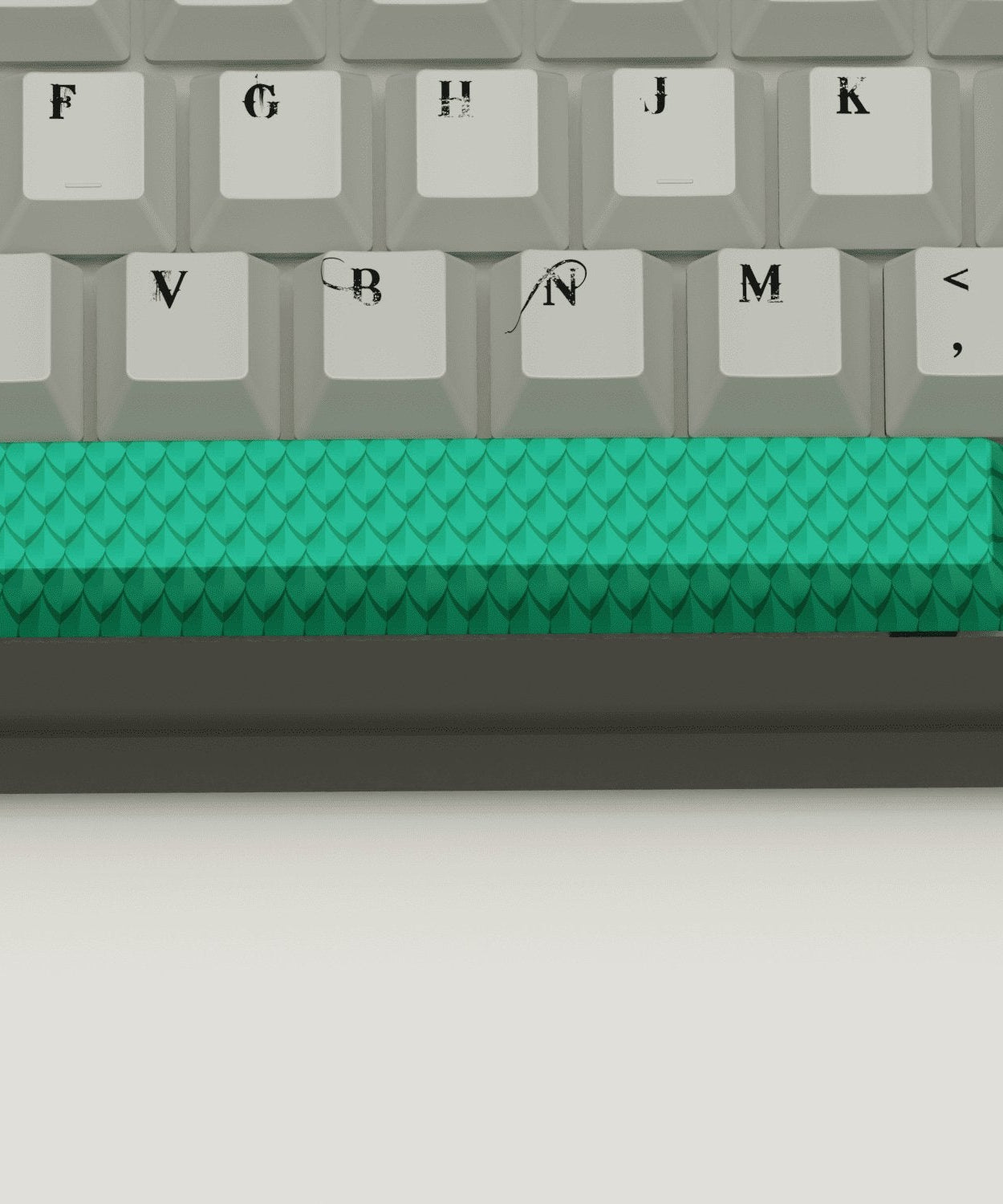 Dragon Scale Design Keycaps and Mechanical Keyboard