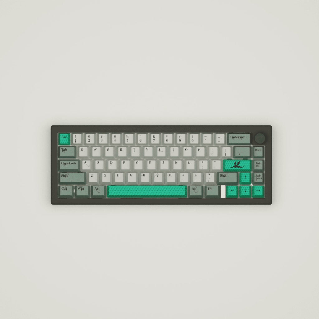 Dragon Scale Design Keycaps and Mechanical Keyboard