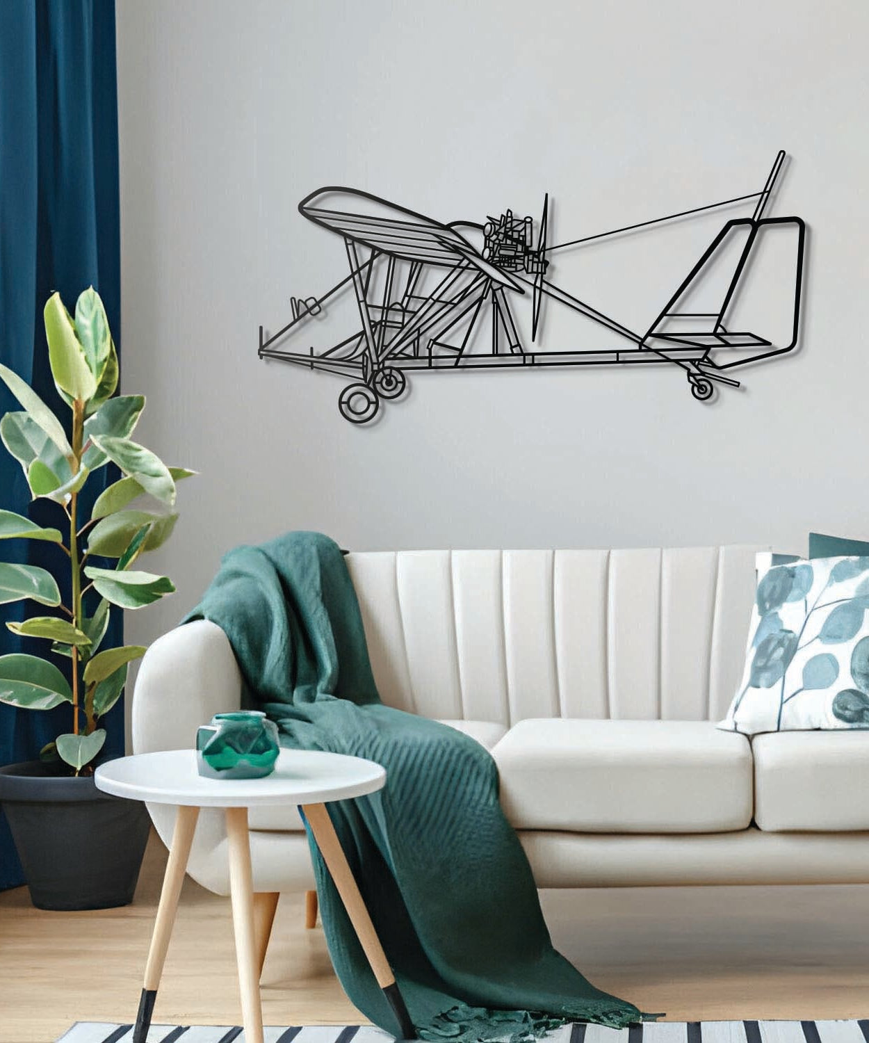 Libellen C Metallflugzeug Wandkunst - NCP0419