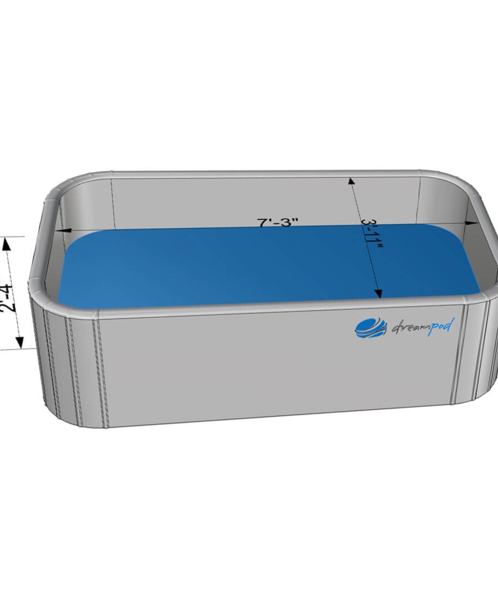 Dreampod Home Float Flex Premium Inflatable Pvc Reinforced Floatation Tank [DPFP104GPE] (SAK36706)