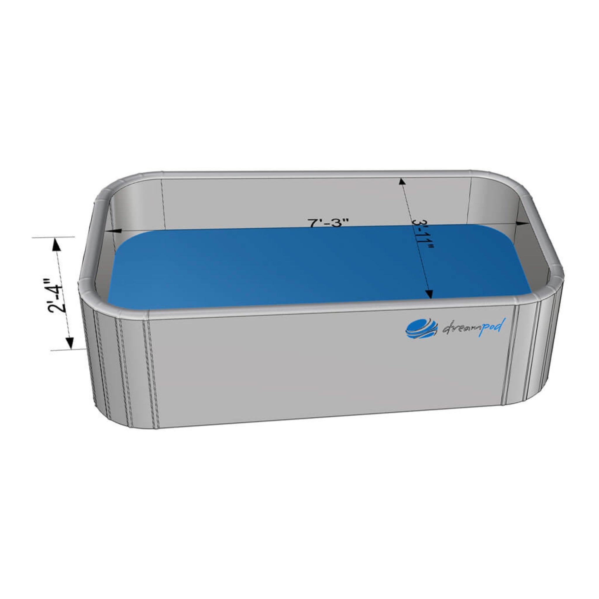 Dreampod Home Float Flex Premium Inflatable Pvc Reinforced Floatation Tank [DPFP104GPE] (SAK36706)