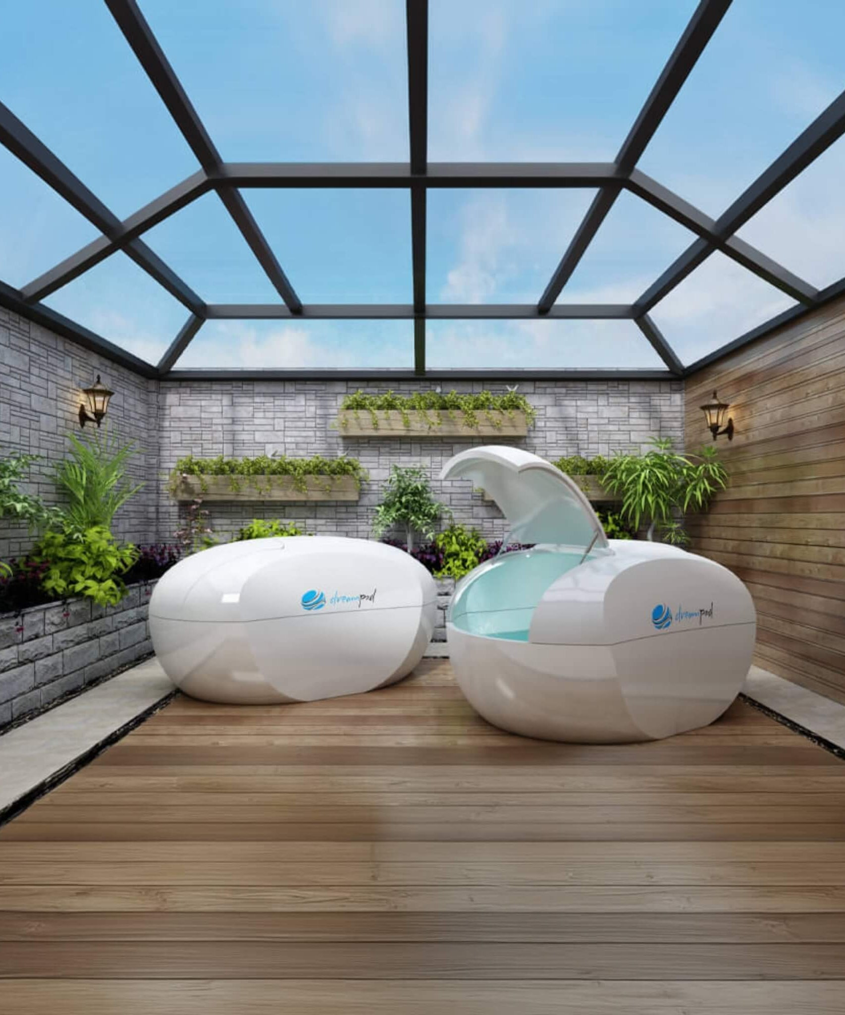 Dreampod Home Float Plus Premium Fiberglass Floatation Tank [DPFP108WPE] (SAK62820)
