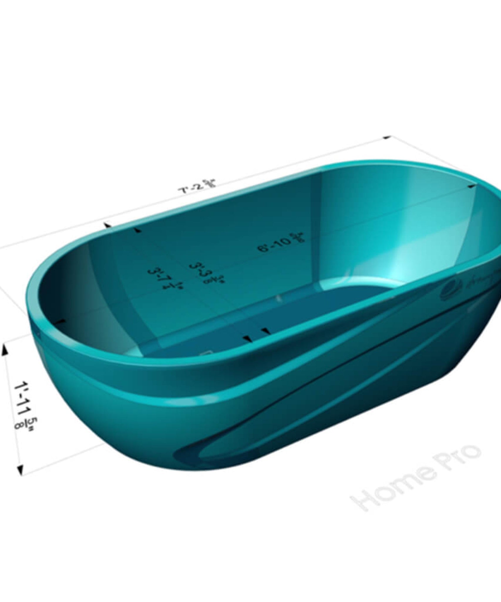 Dreampod Home Float Pro Premium Fiberglass Floatation Tank [DPFP103WPE] (SAK69364)