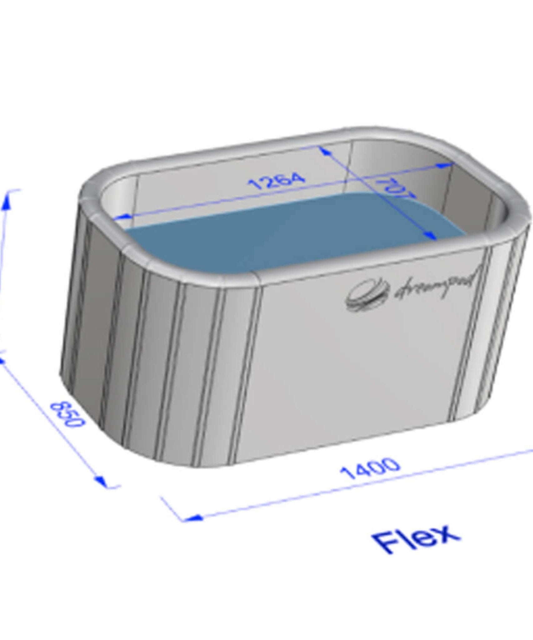 Dreampod Ice Bath Flex Premium Inflatable PVC Reinforced Floatation Tank [DPIB002BPO] (SAK15374)