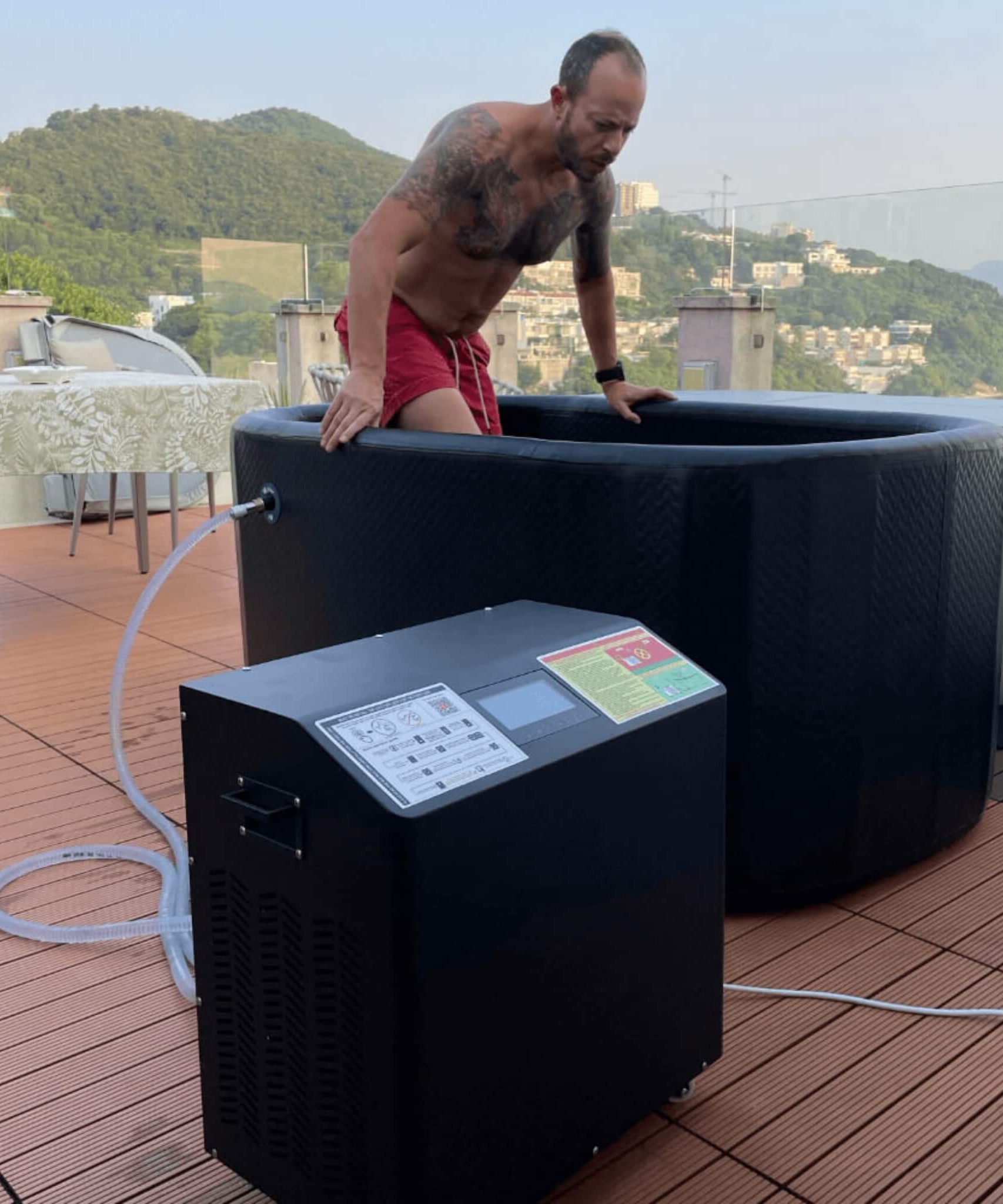Dreampod Ice Bath Flex Premium Inflatable PVC Reinforced Floatation Tank [DPIB002BPO] (SAK15374)
