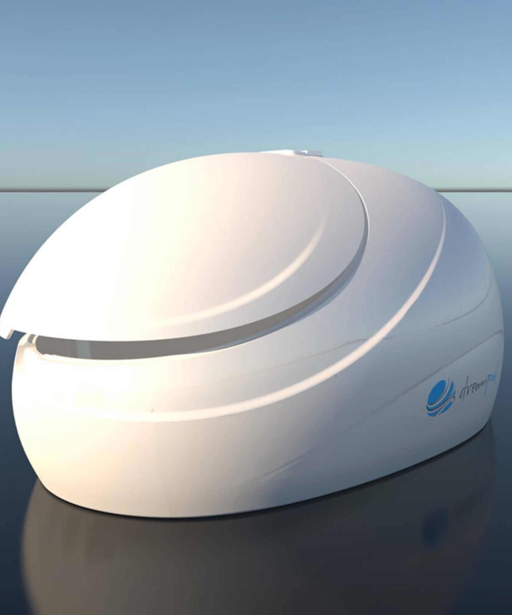 Dreampod Sport Commercial Home Flotation Sensory Isolation Tank Pod Spa [DPFP205WPE] (SAK25948)