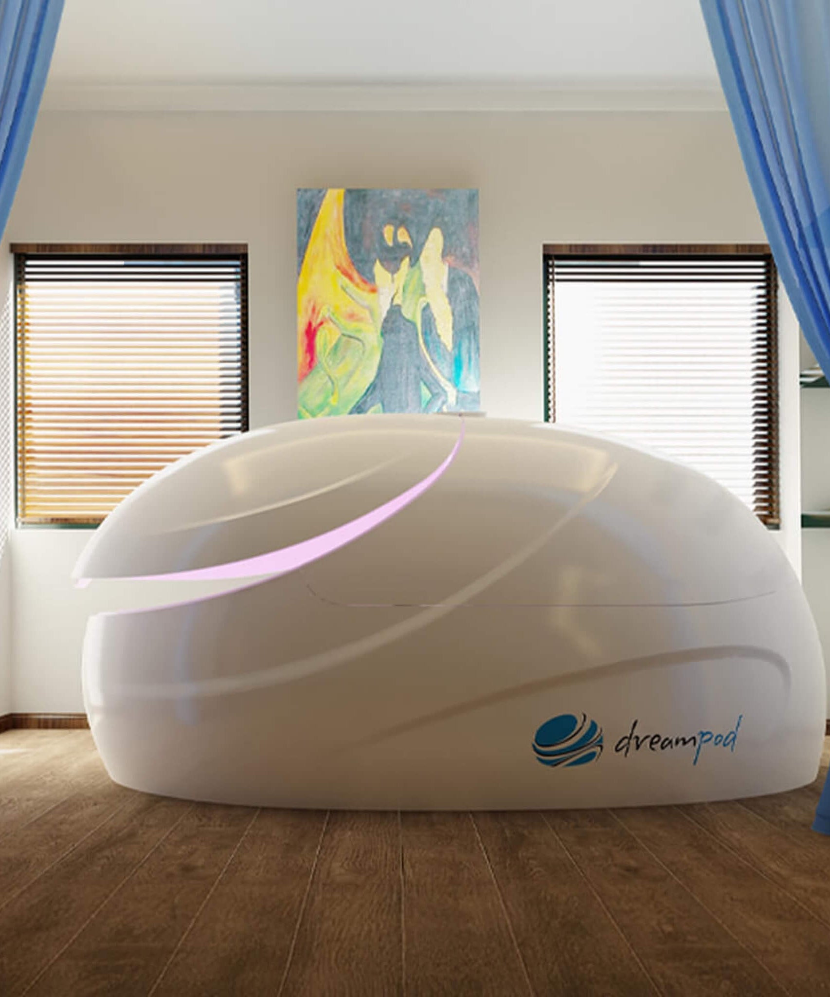 Dreampod V2 Commercial Home Flotation Sensory Isolation Tank Pod Spa [DPFP201WPE] (SAK93817)